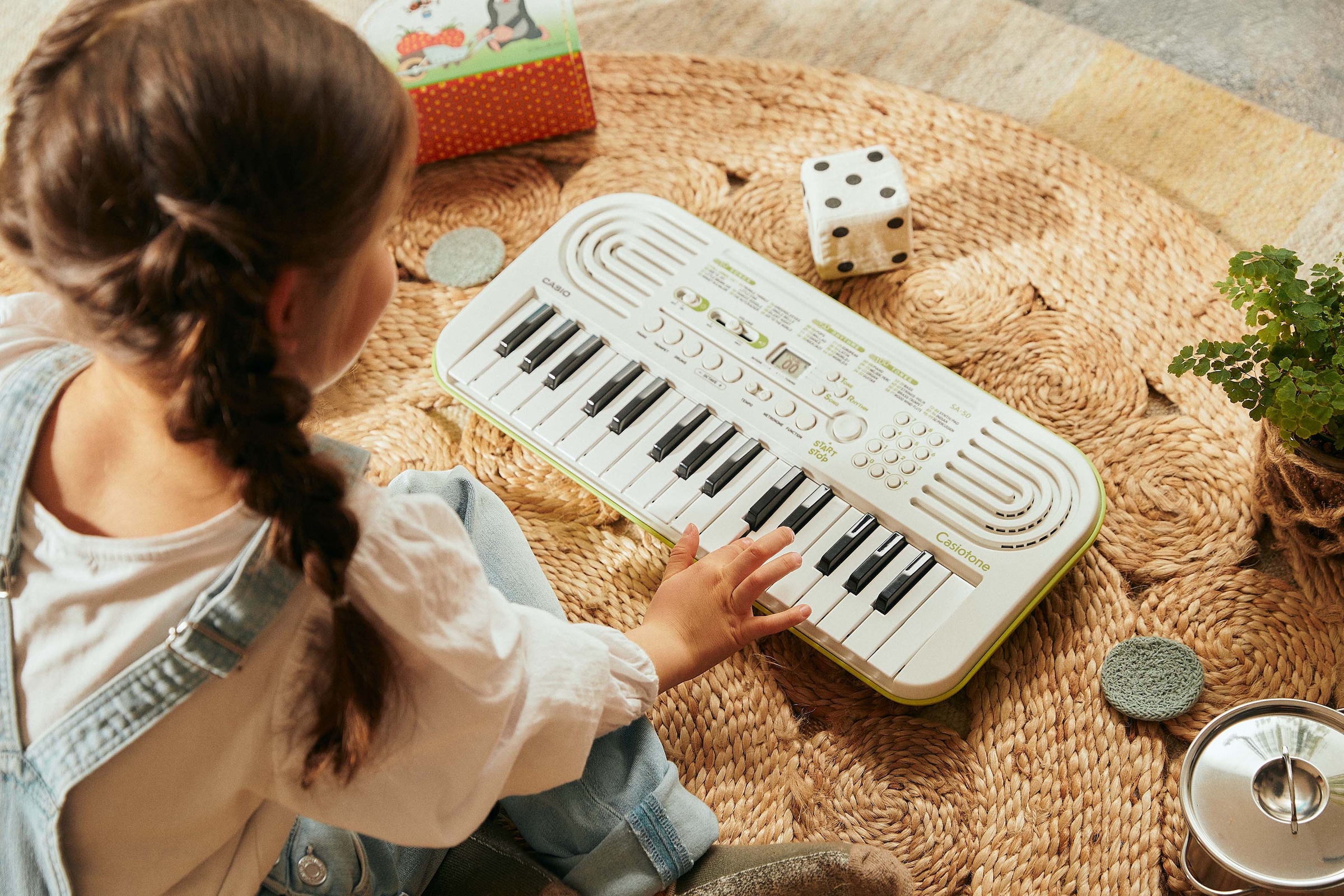  CASIO Home-Keyboard Mini-Keyboard SA-50