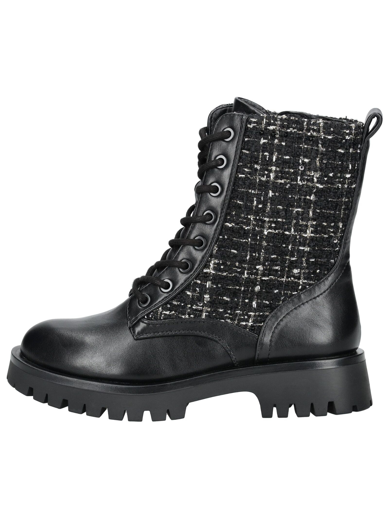 Tamaris Schnürstiefelette "Tamaris Stiefelette Leder/Textil" günstig online kaufen