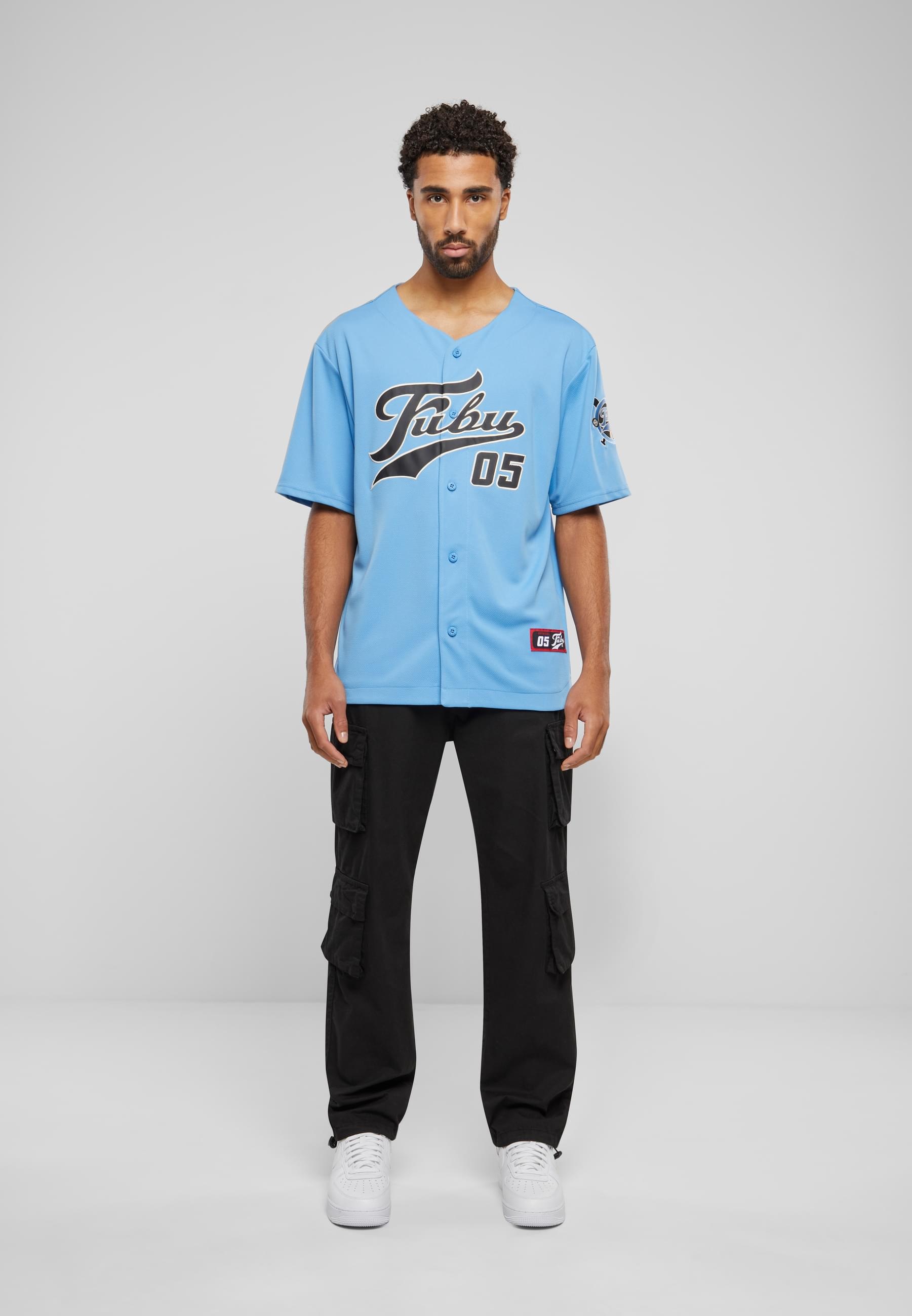 Fubu T-Shirt »Fubu Herren FM241-007-3 Fubu Varsity Baseball Jersey« 1 Stk. tlg.