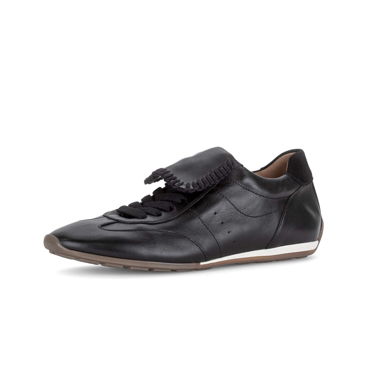 Sneaker GABOR "Sneaker low", Damen, Gr. 40,5, schwarz, Schuhe Sneaker