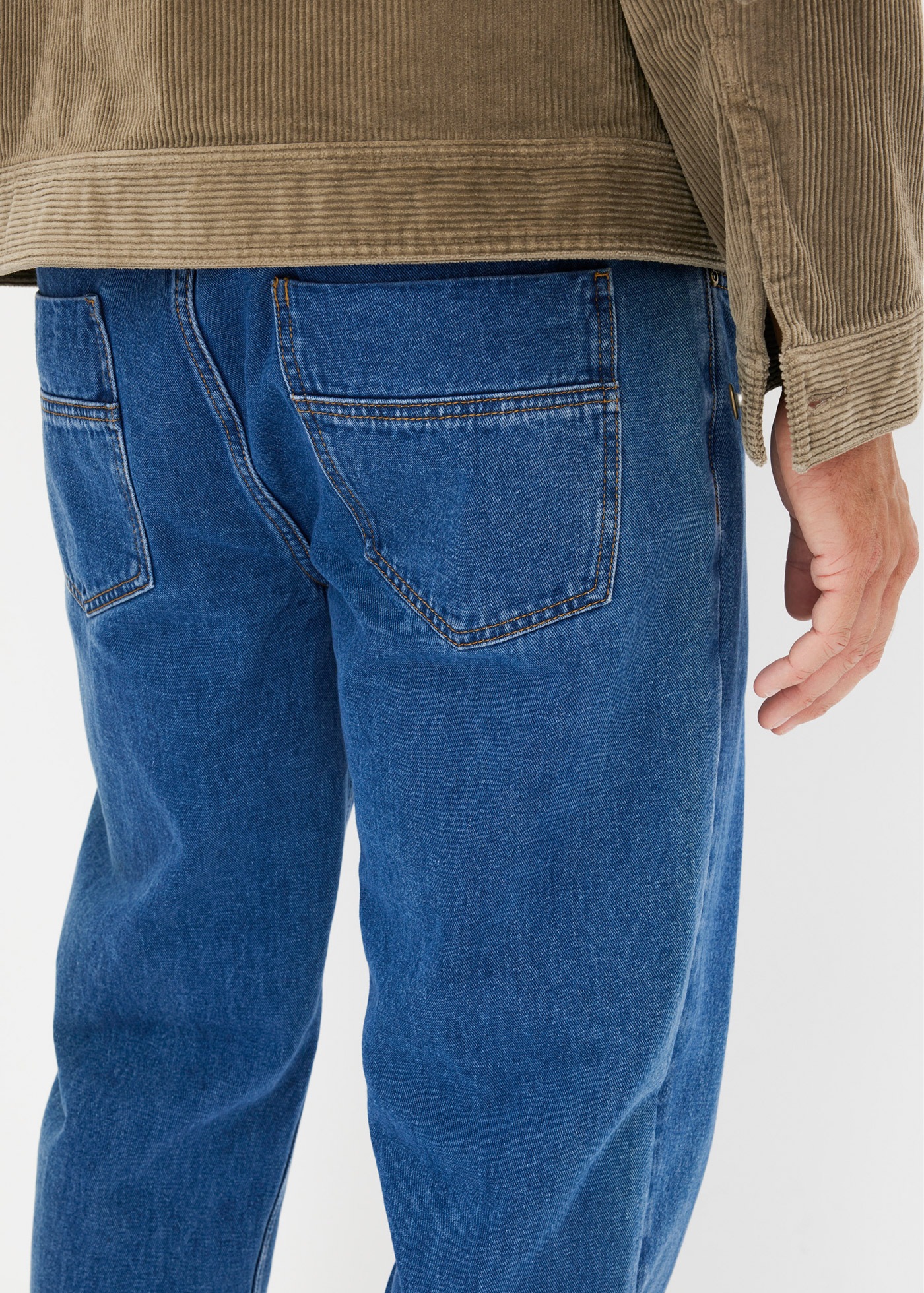 BONPRIX Regular Fit Jeans Blue Denim Size 62 3