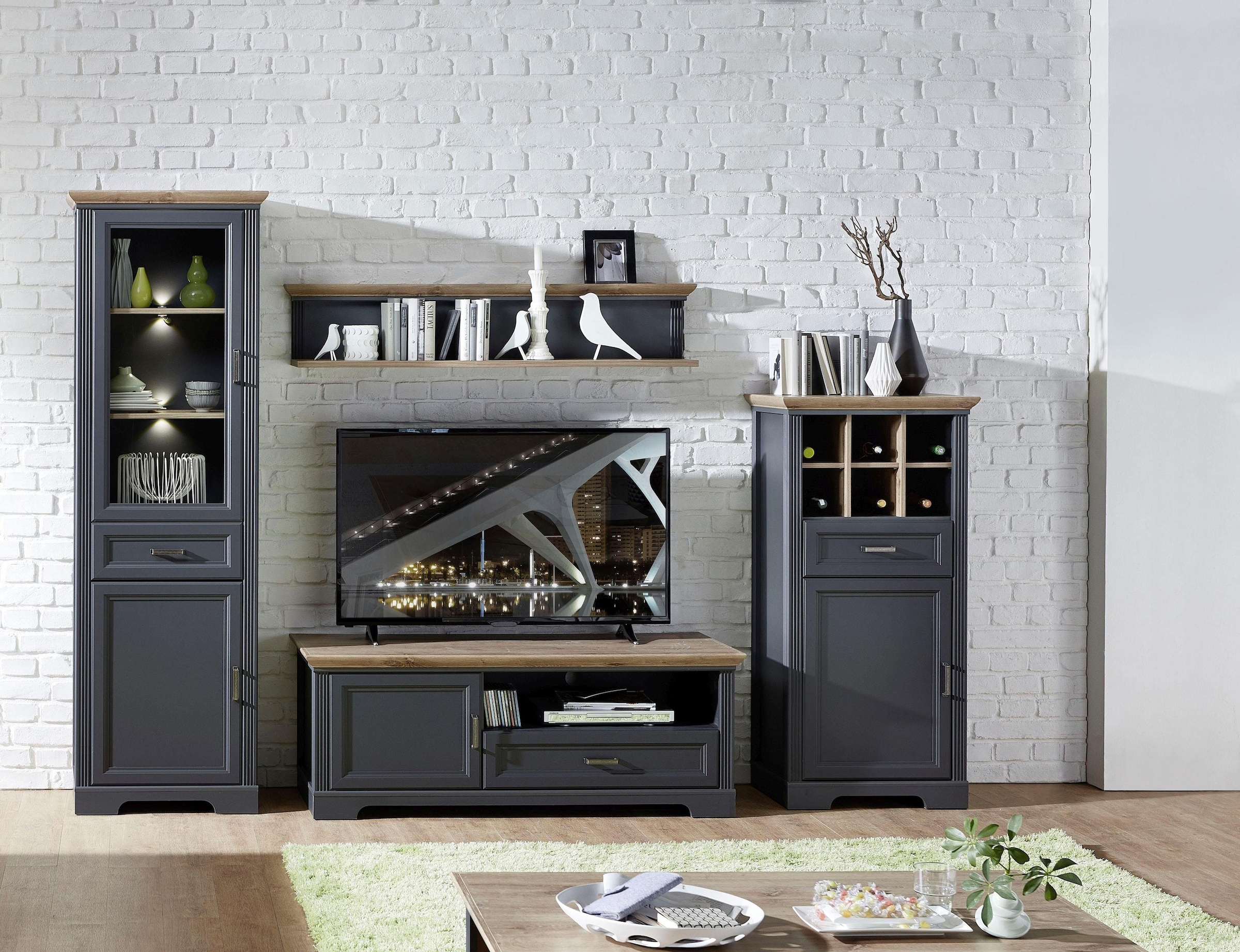 Innostyle Stauraumschrank »Jasmin«, mit Weinregal