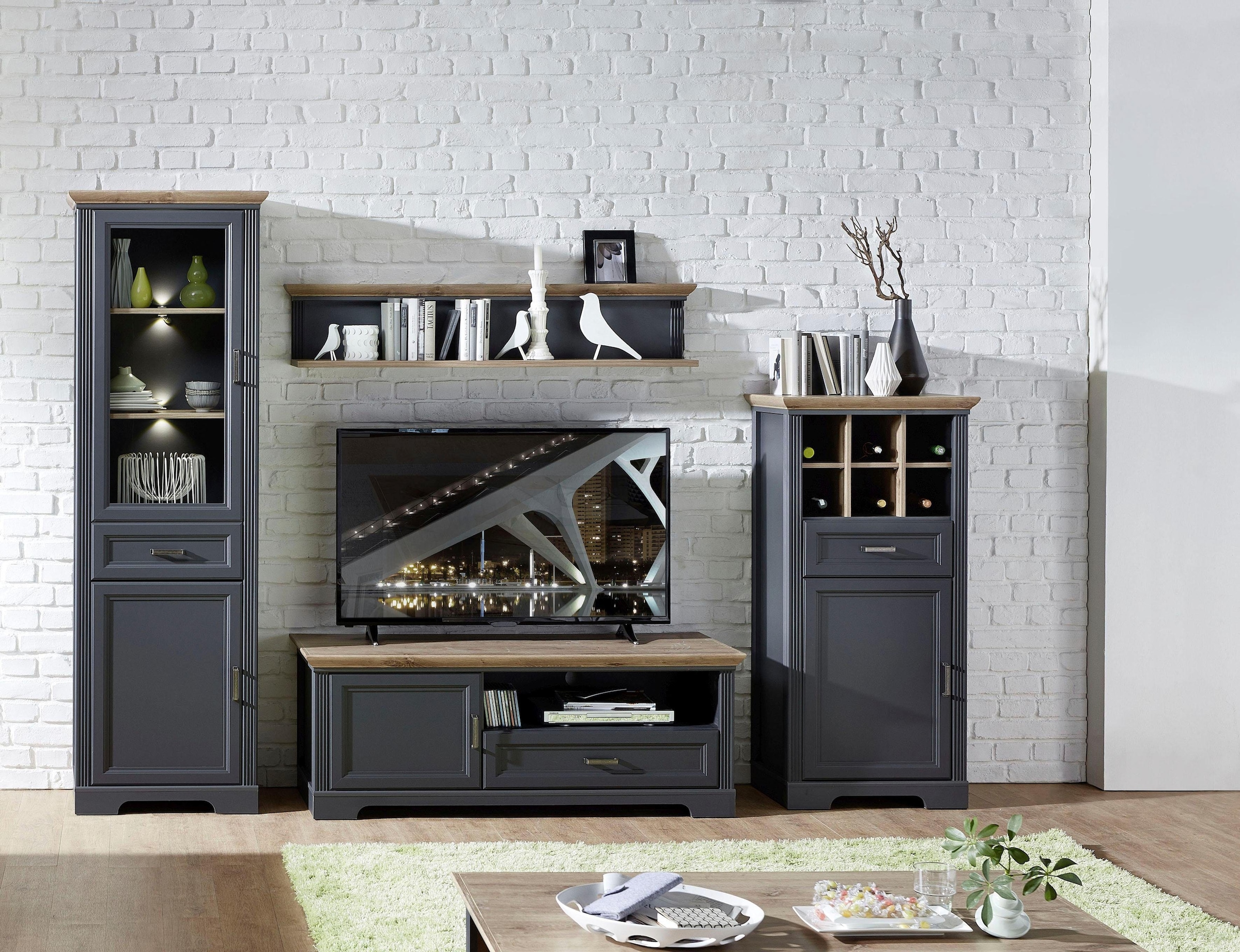 Innostyle Stauraumschrank »Jasmin«, mit Weinregal BAUR 