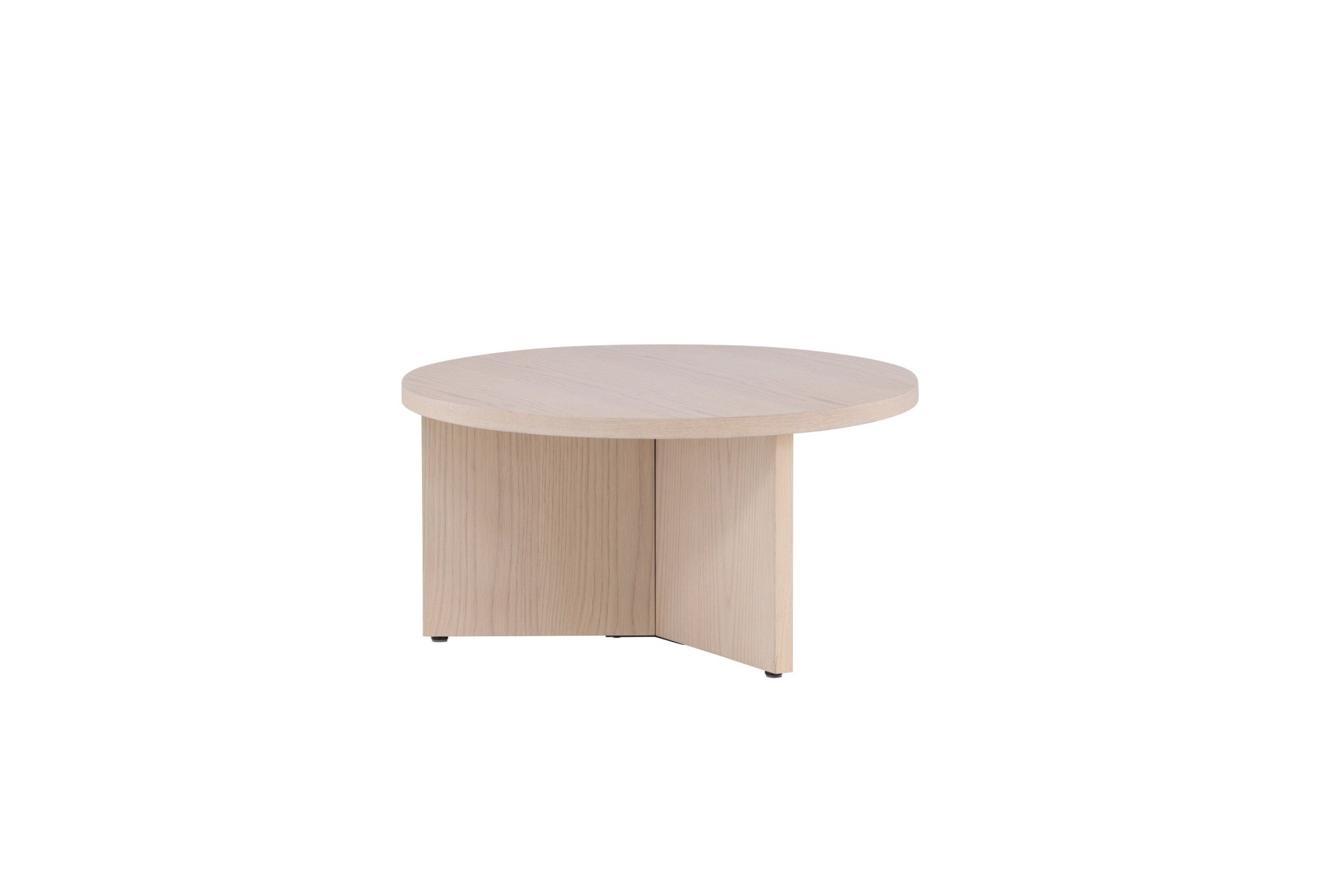 Venture Home Couchtisch »Saltö, runder Couchtisch in Holzfurnier-Optik, Ø 85 cm« Sofatisch, Furnier, rund, gepflegt, behaglich, edel