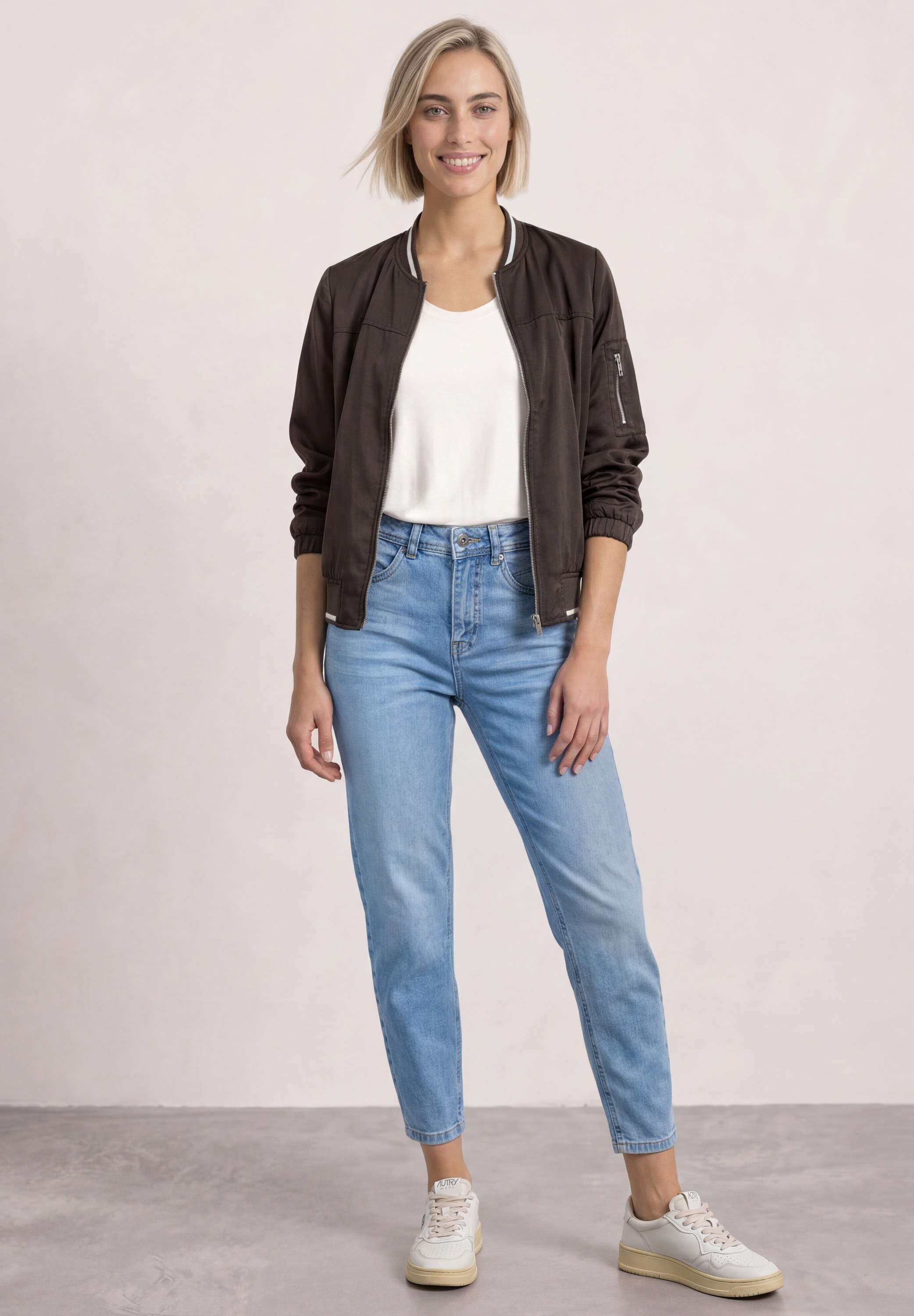 STREET ONE Blouson ohne Kapuze mit Elastiksaum