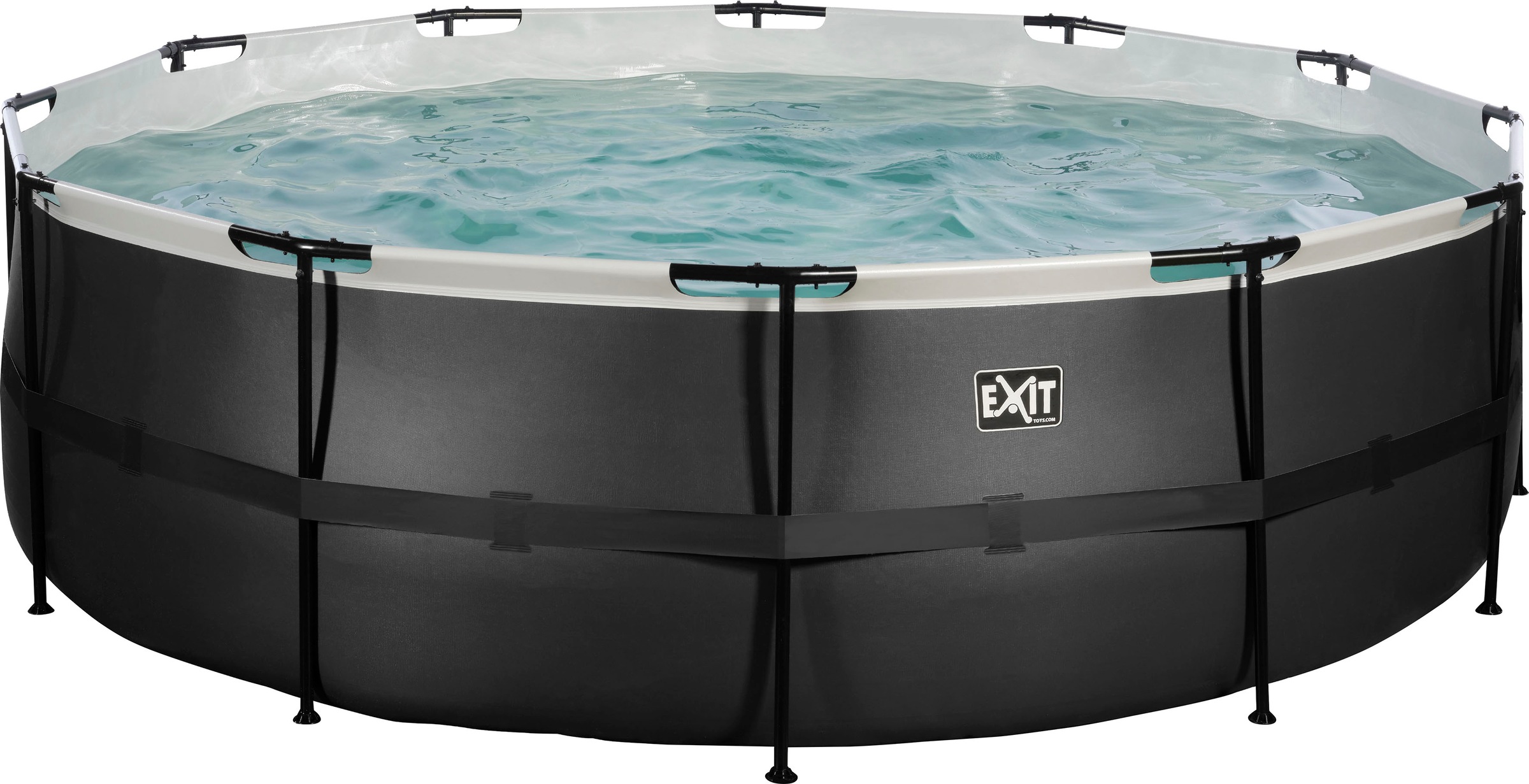 Piscine avec pompe filtrante en cuir enfant Exit Toys 450 x 122 cm