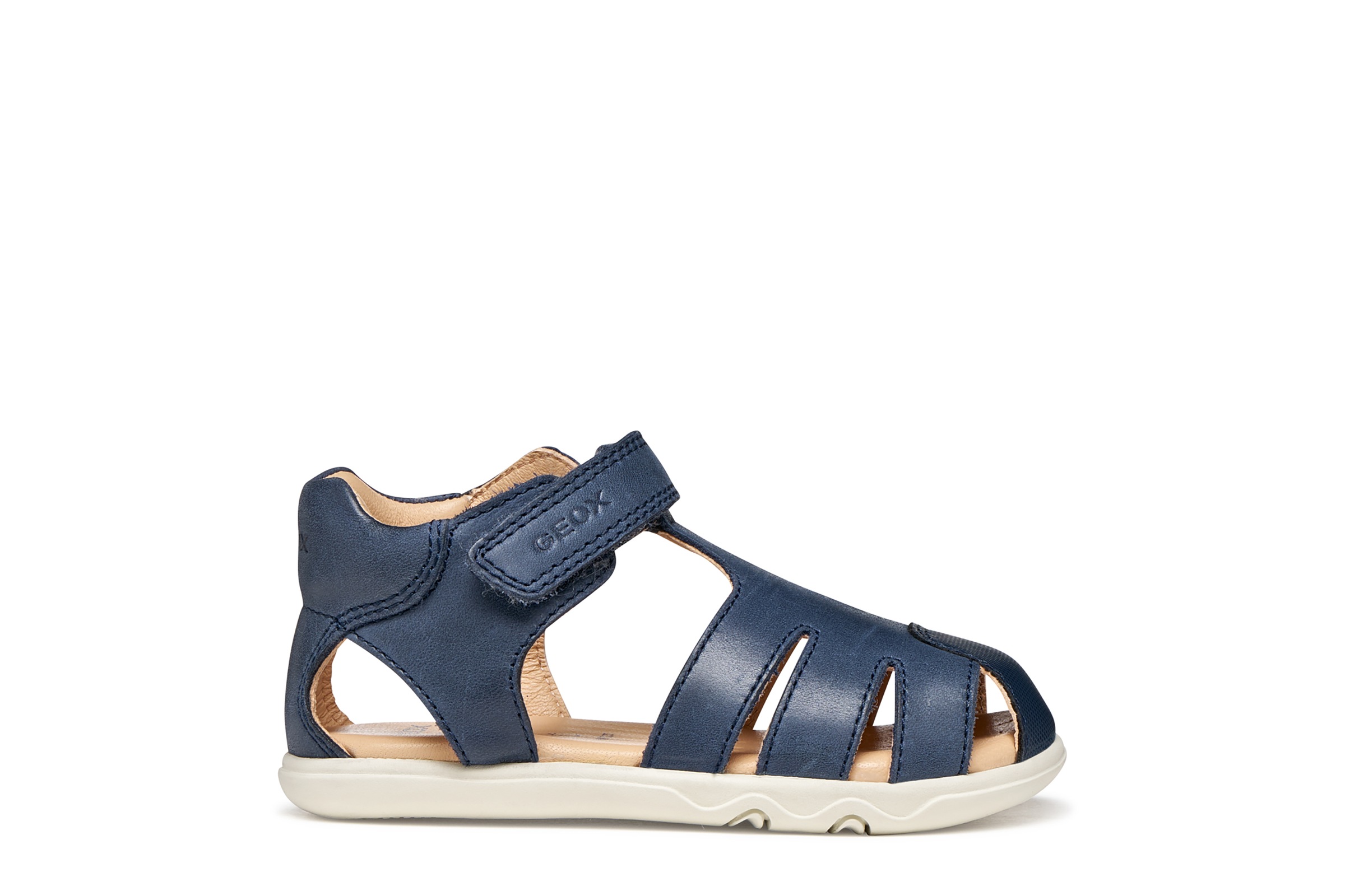 Geox Lauflernschuh »B SANDAL STEPPIEUP B«  Babyschuh mit Klettverschluss, Größenschablone zum Download
