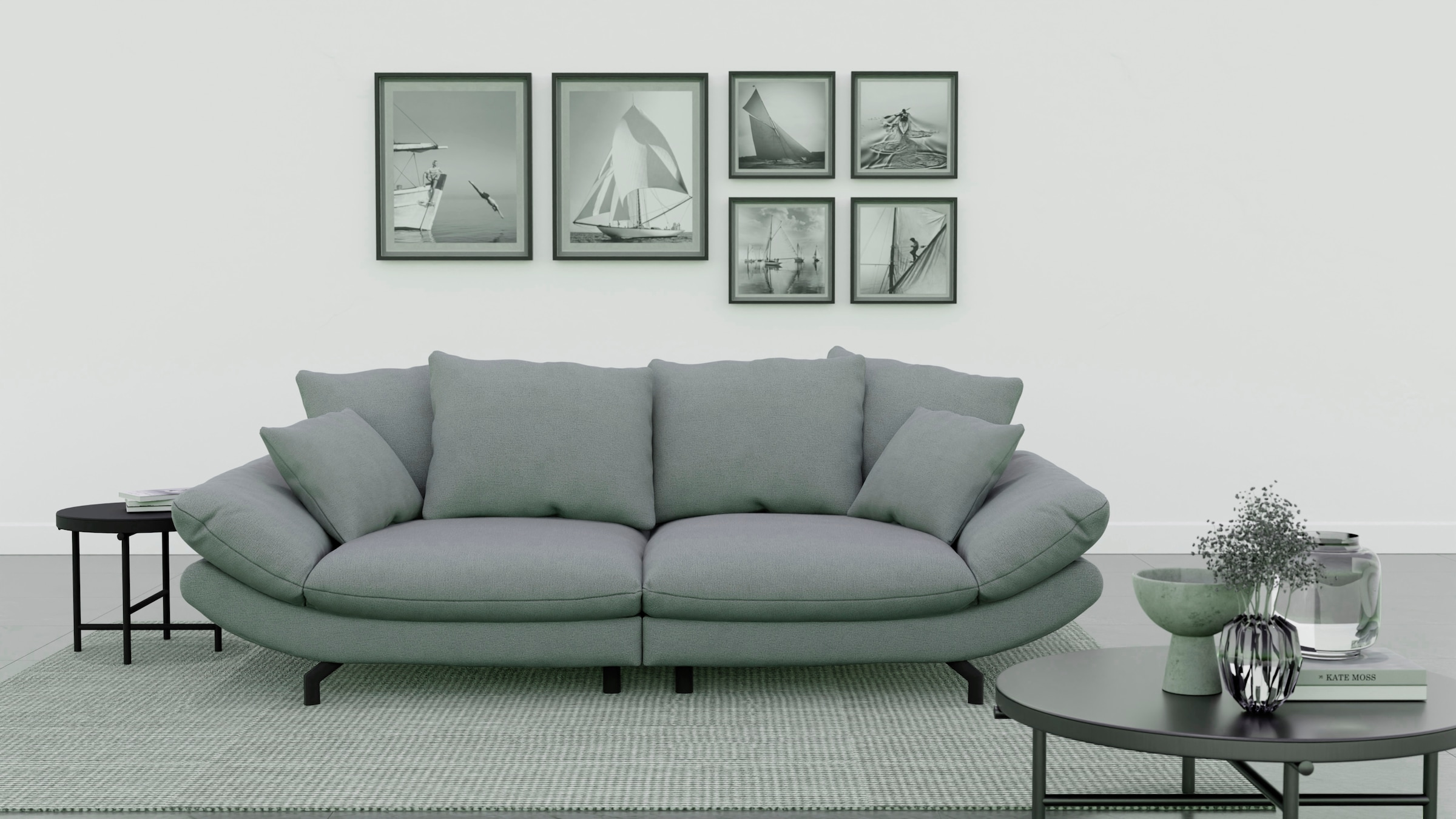 TRENDMANUFAKTUR Big-Sofa "Gizmo, modernes Megasofa zum Wohlfühlen", mit weichem Sitzkomfort und zeitlosem Design