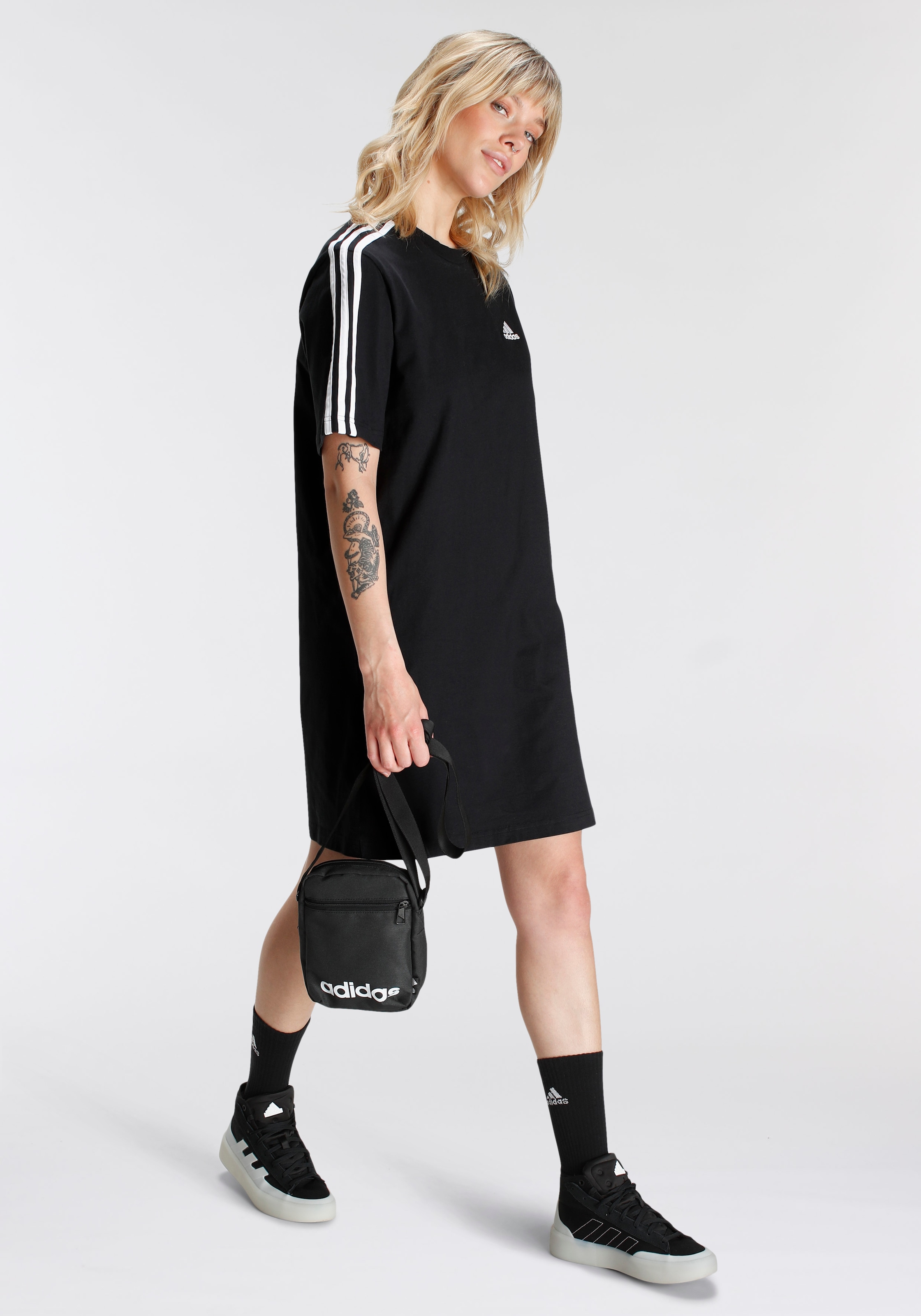 adidas Sportswear Shirtkleid »W 3S BF T DR«, (1 tlg.)