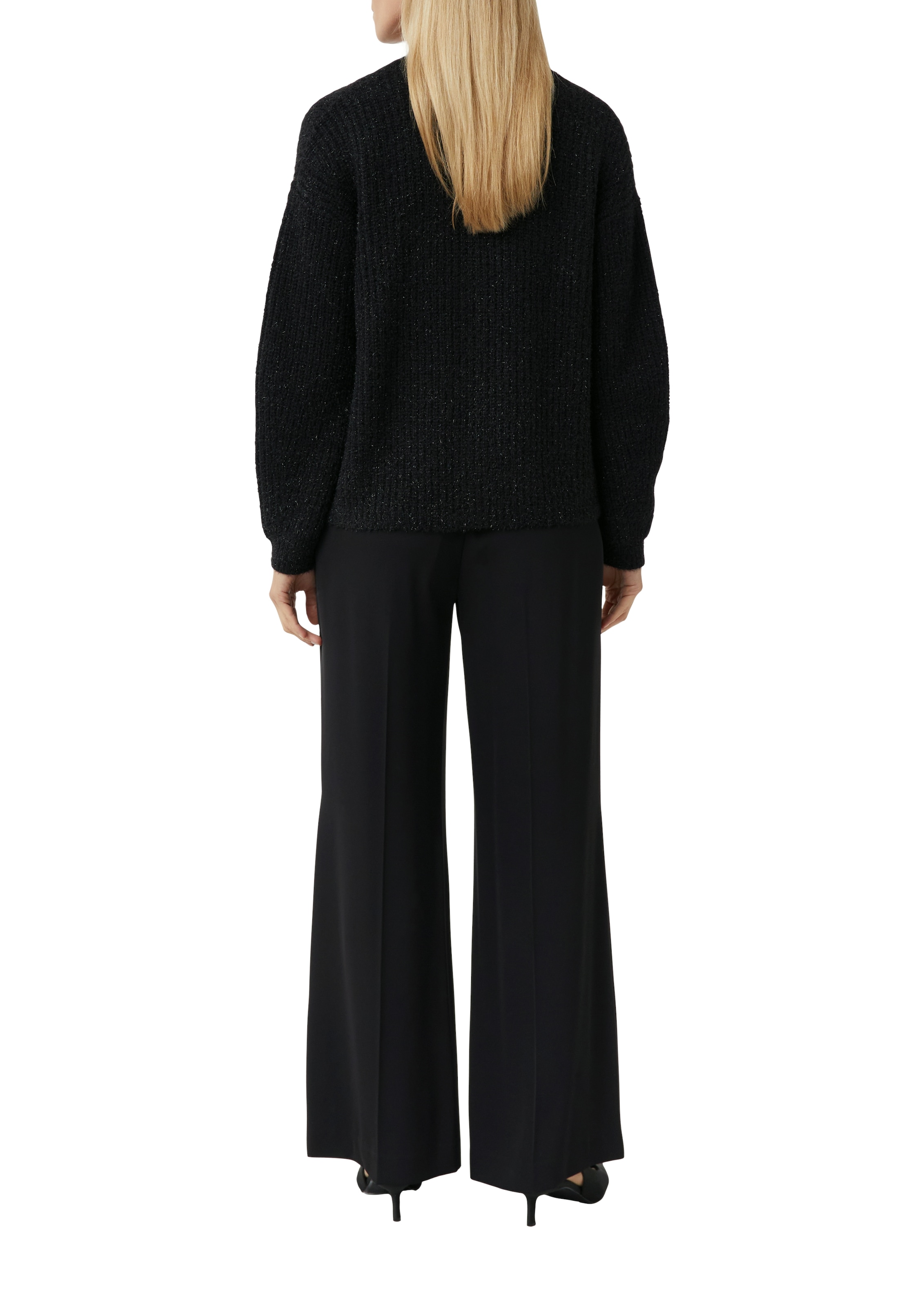 Comma Strickjacke , mit Glitzerfäden, ohne Verschluss
