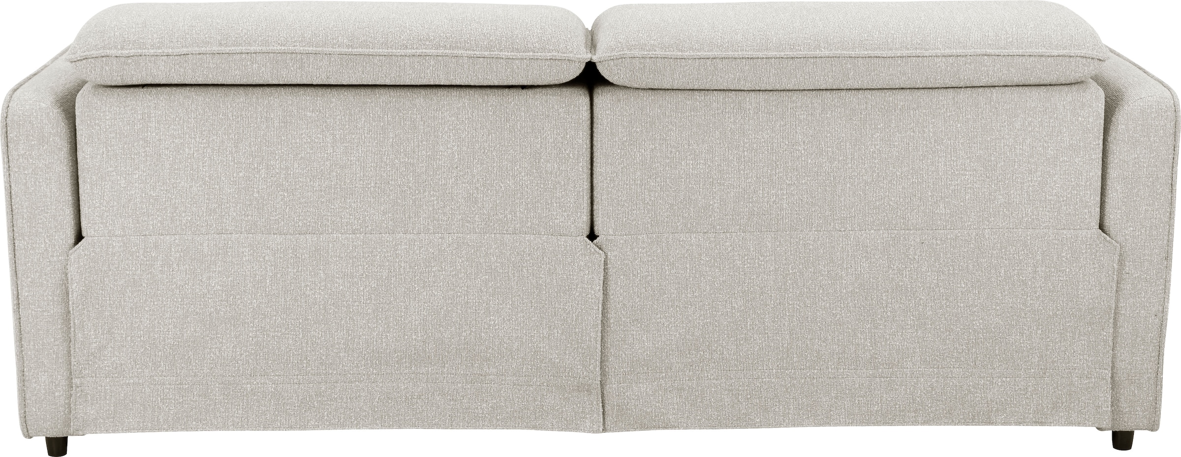 INOSIGN 2-Sitzer »KYLLY, XXL (208 cm) elektrische Relax- und Liegefunktion in 2 Sitzen«, Mega-Sofa, Kopfteilverstellung, USB A/ C, Federkern, Feinstruktur