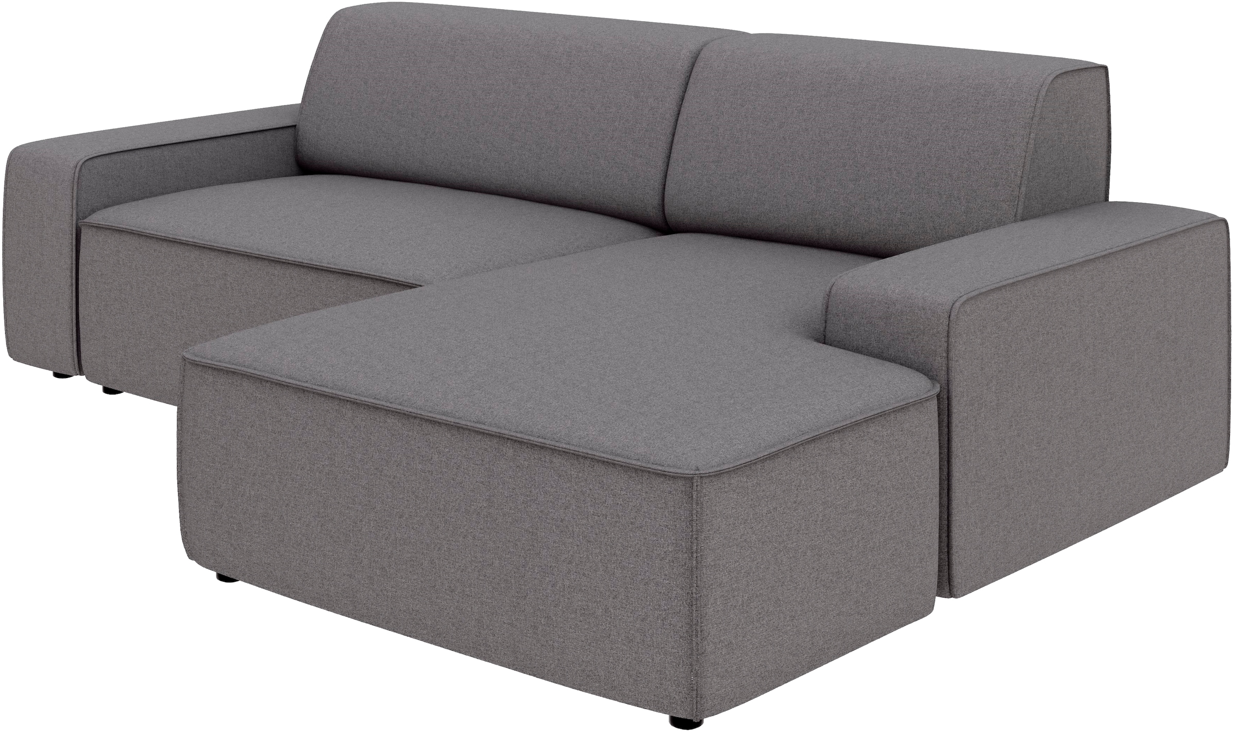 TRENDMANUFAKTUR Ecksofa »Graz, wahlweise mit Sitzvorschub und Bettkasten, L-Form, Breite 246 cm« in Cord-, haustierfreundlichem LEO Struktur- oder LUMOS-3D-Bezug