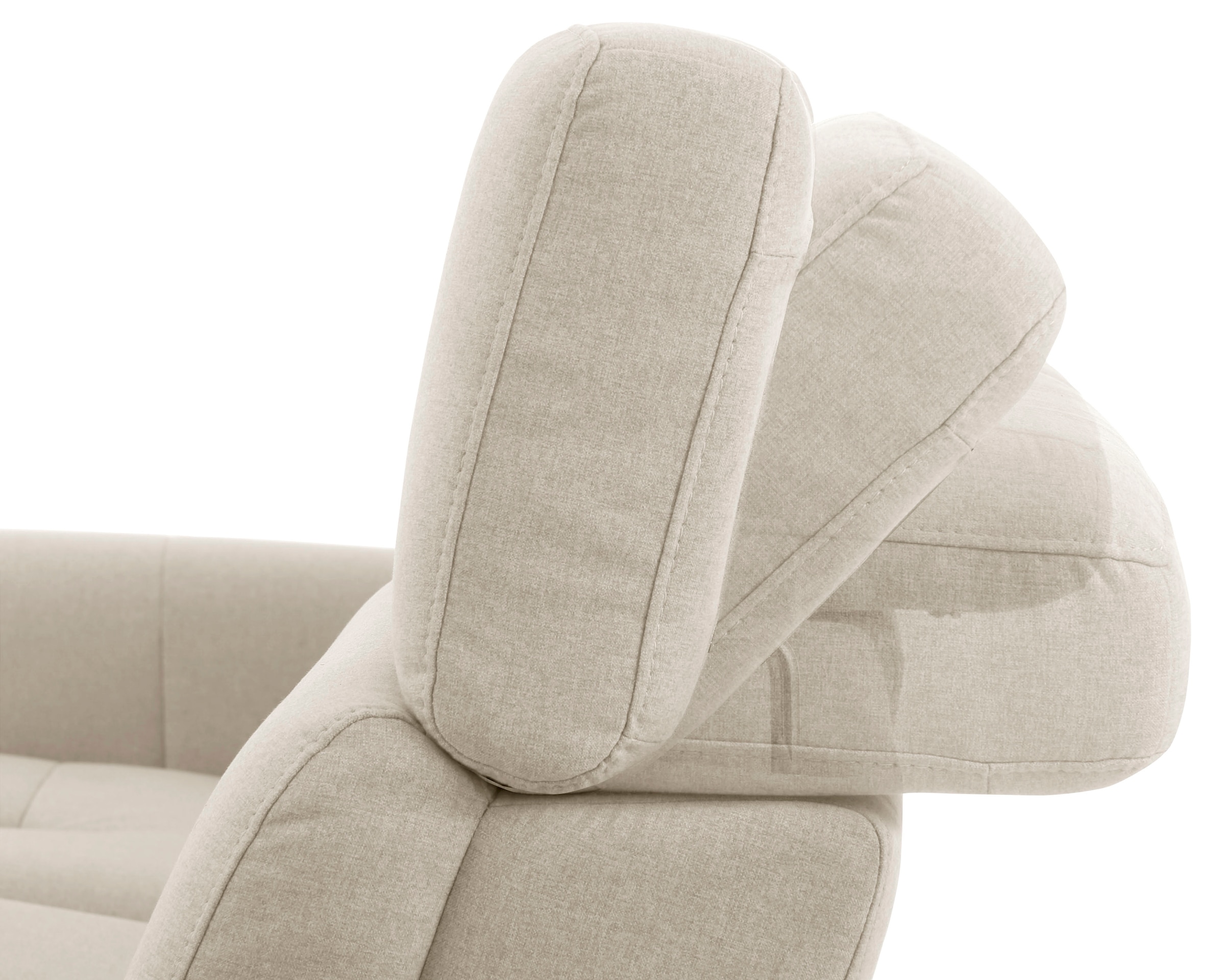 Home affaire Ecksofa »Sentrano, L-Form,«, 275 cm, man. o. elektr. Relaxfunktion und USB/Kopfverstellung
