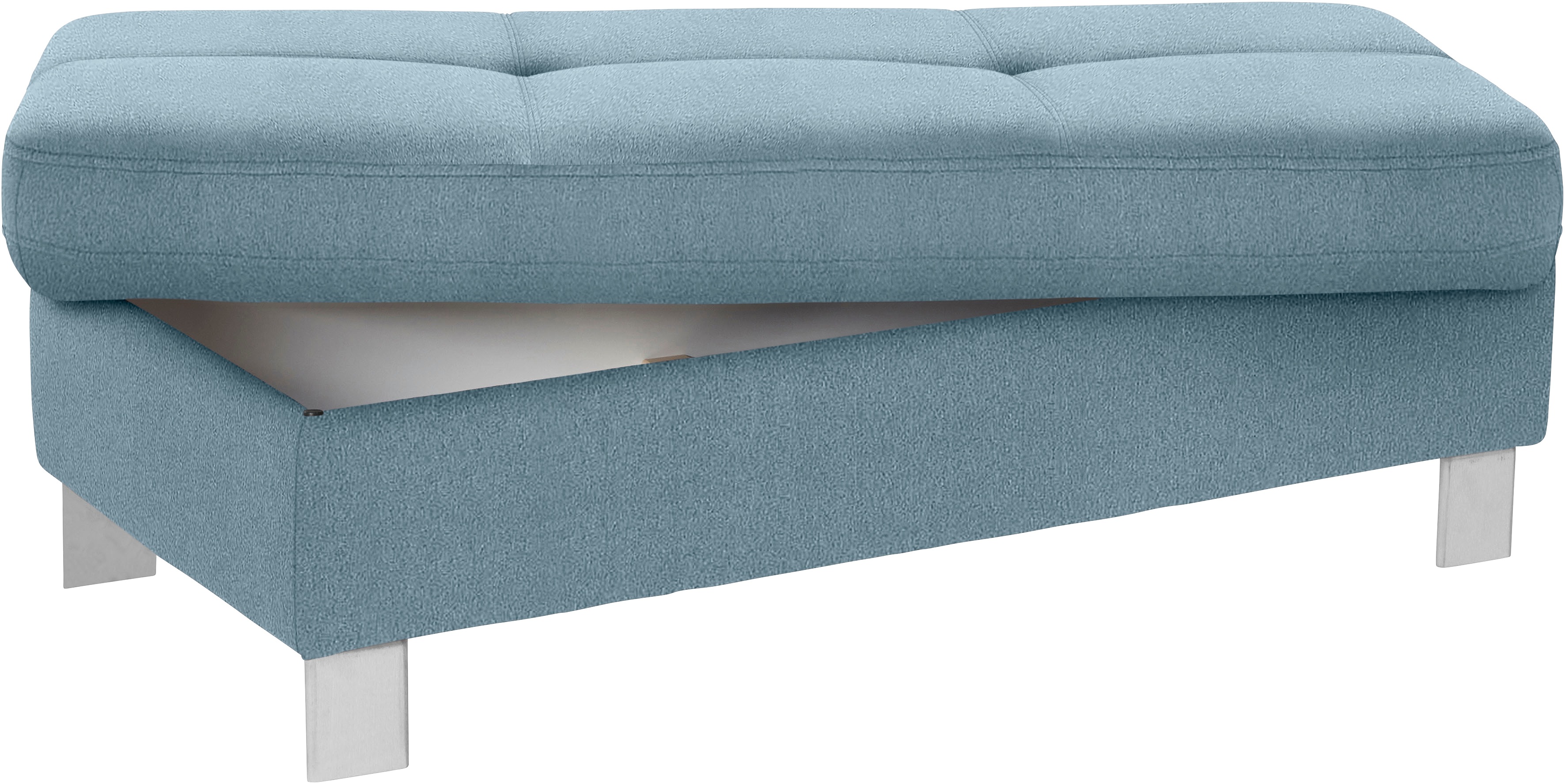 Thumbnail - exxpo - sofa fashion Hocker "Fiji Bankhocker mit Staufach unter der Sitzfläche", elegant modern mit toller Detailverarbe...