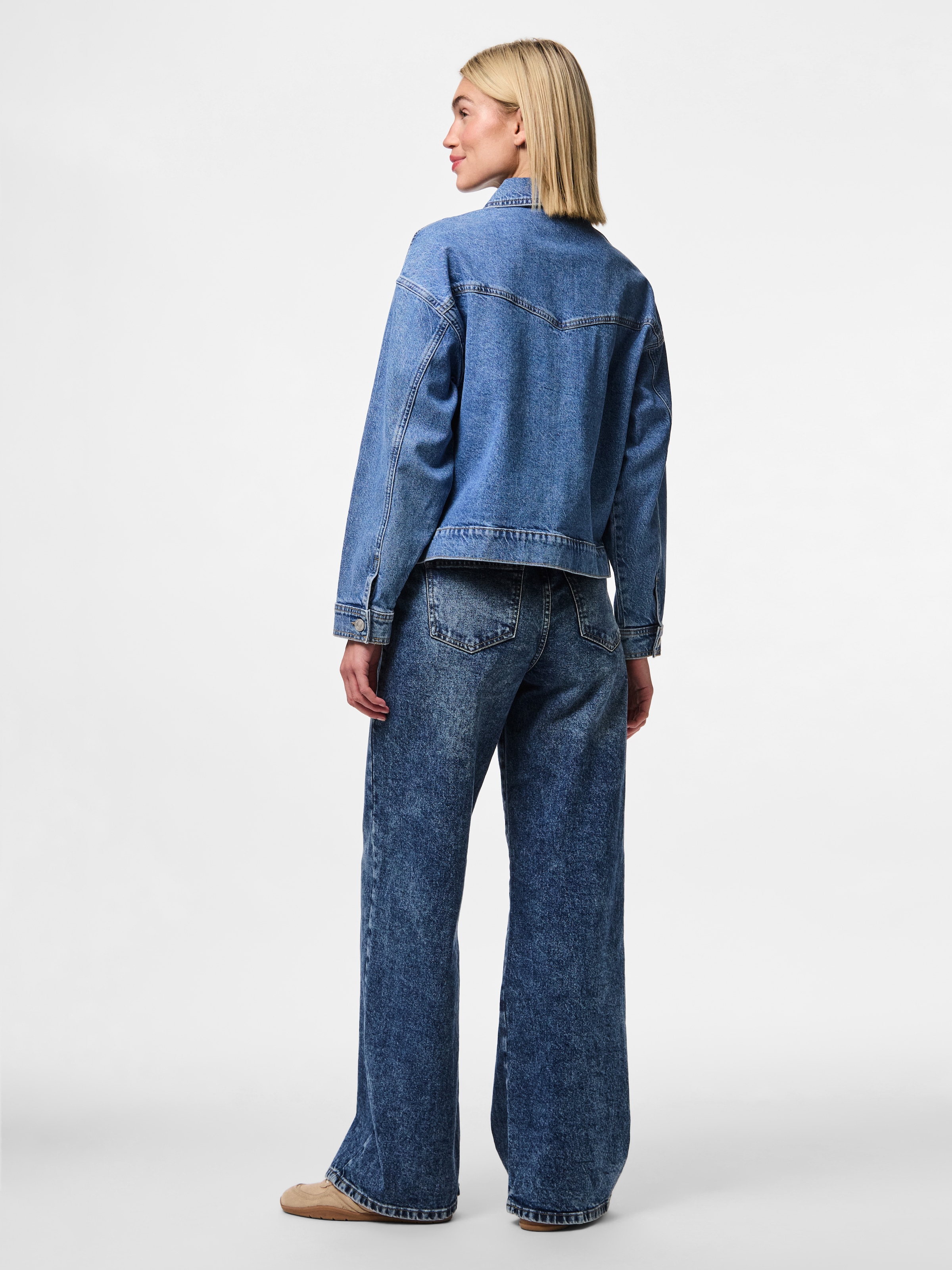 pieces Jeansjacke »PCELMA DENIM JACKET NOOS BC«, ohne Kapuze