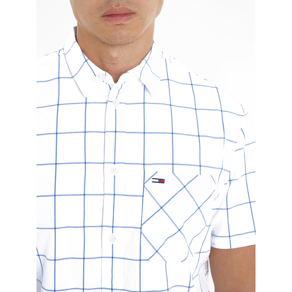 Tommy Jeans Kurzarmhemd »TJM REG CHECK POPLIN SS SHIRT«