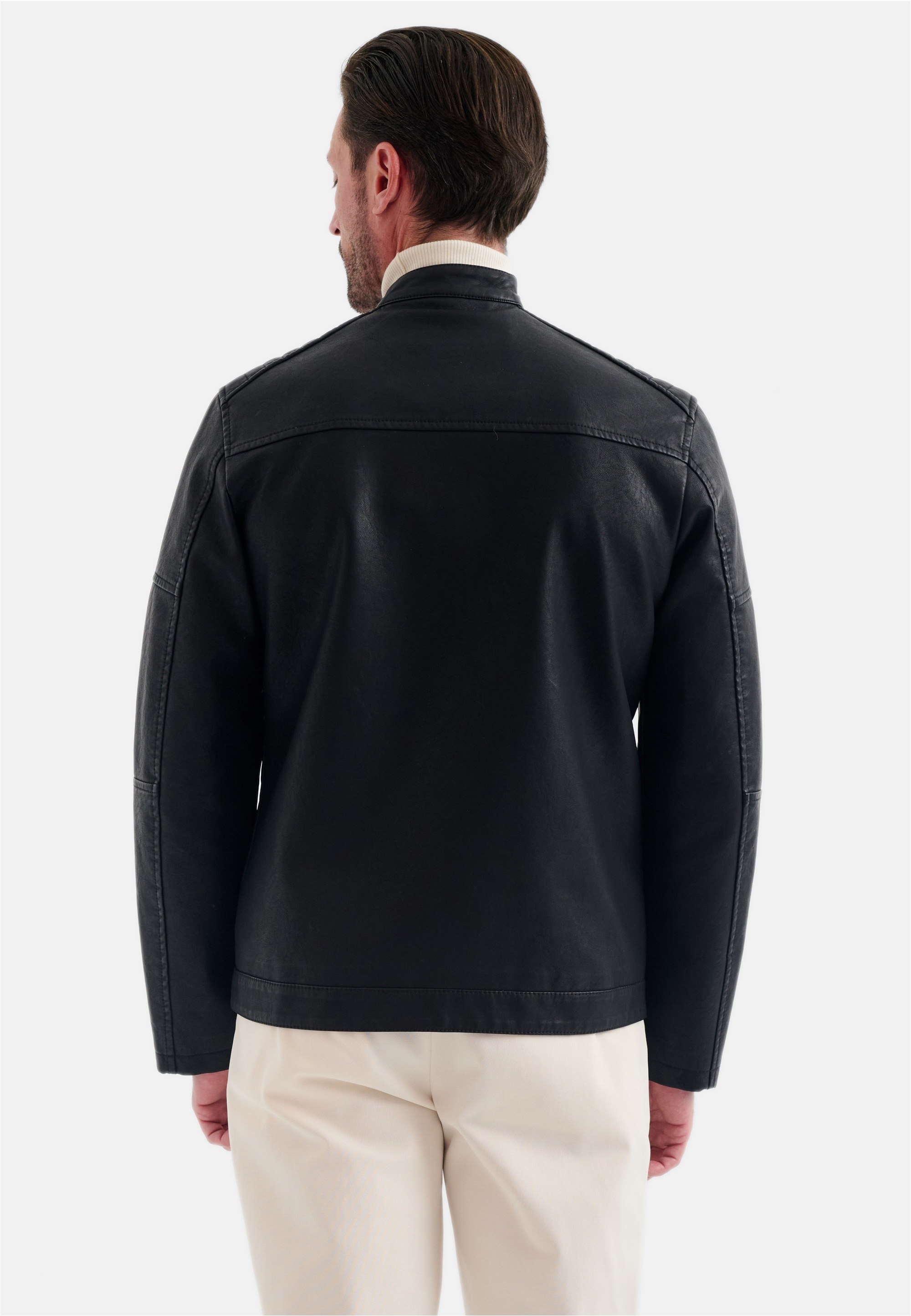 Pierre Cardin Lederjacke, aus Kunstleder