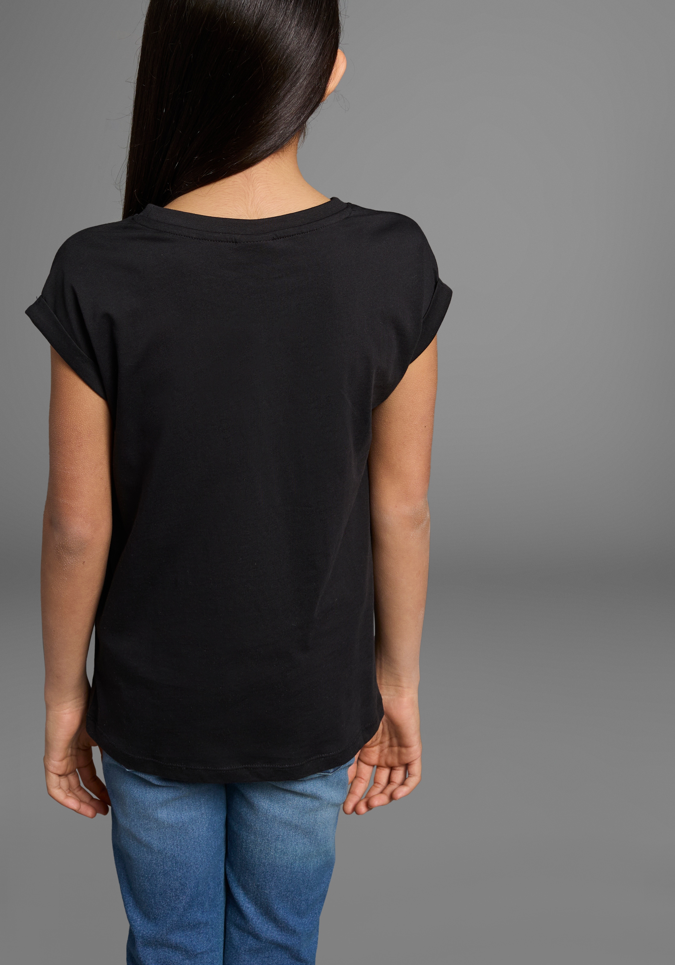 KIDSWORLD T-Shirt »Sorry. hab nicht zugehört.«, Kurzarm, bedruckt, Rundhalsausschnitt, aus Baumwolle