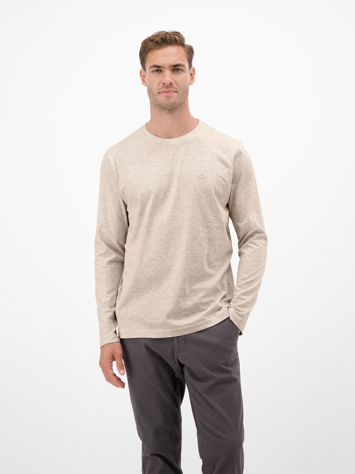 LERROS Longsweatshirt "LERROS Basic-Longsleeve" günstig online kaufen