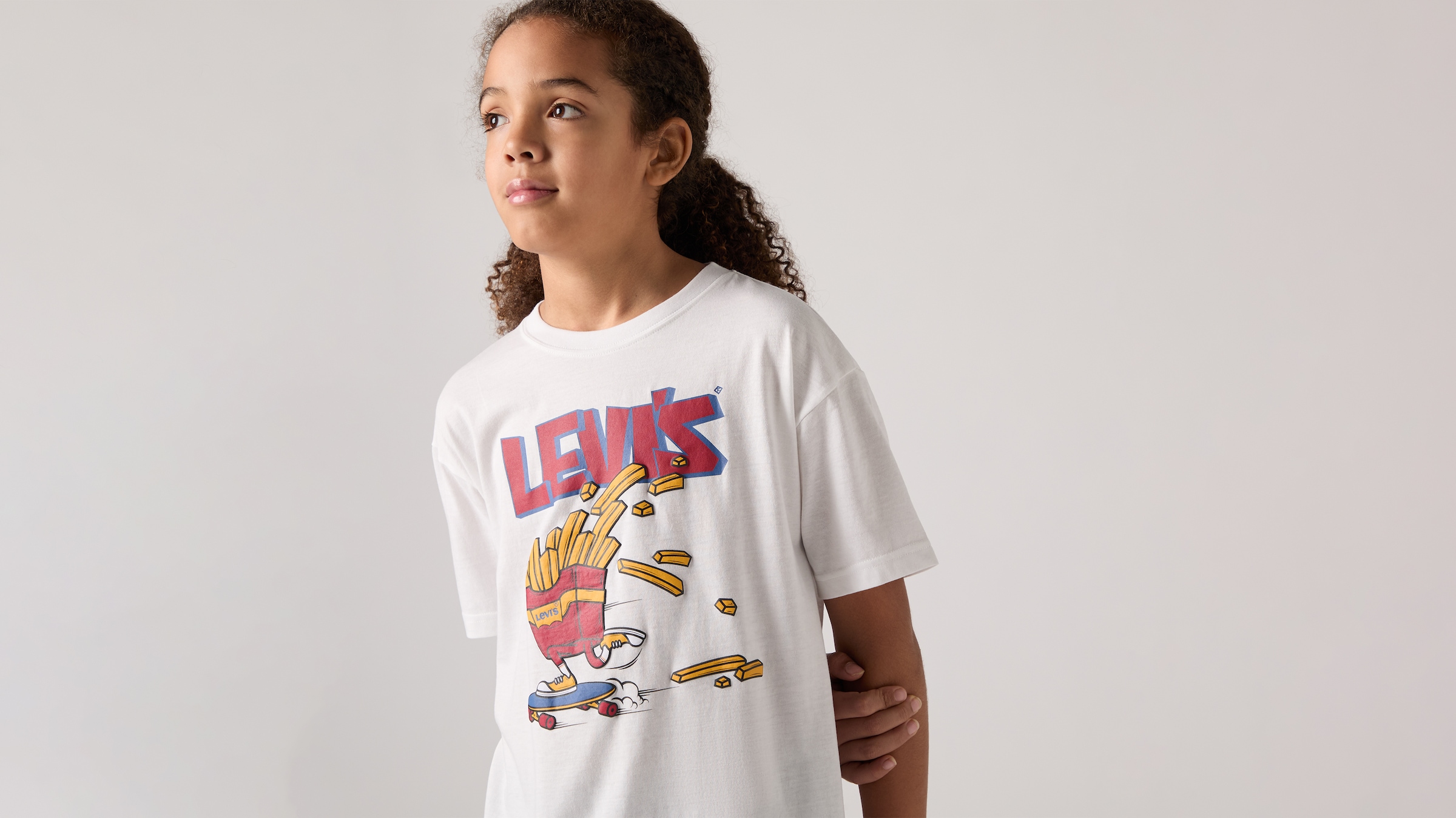 Levi's® Kids T-Shirt »LVB FRIES ON THE LOOSE TEE« for Boys, mit coolem Logo-Print
