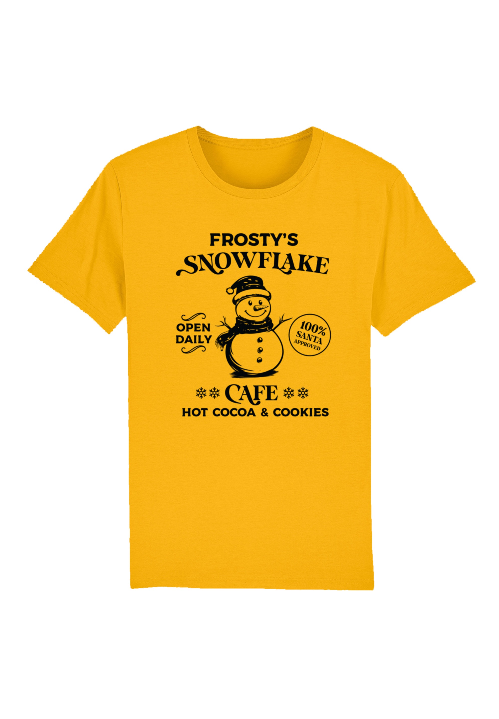 F4NT4STIC T-Shirt "Frostys Snowflake Cafe Retro Weihnachten", Premium Quali günstig online kaufen