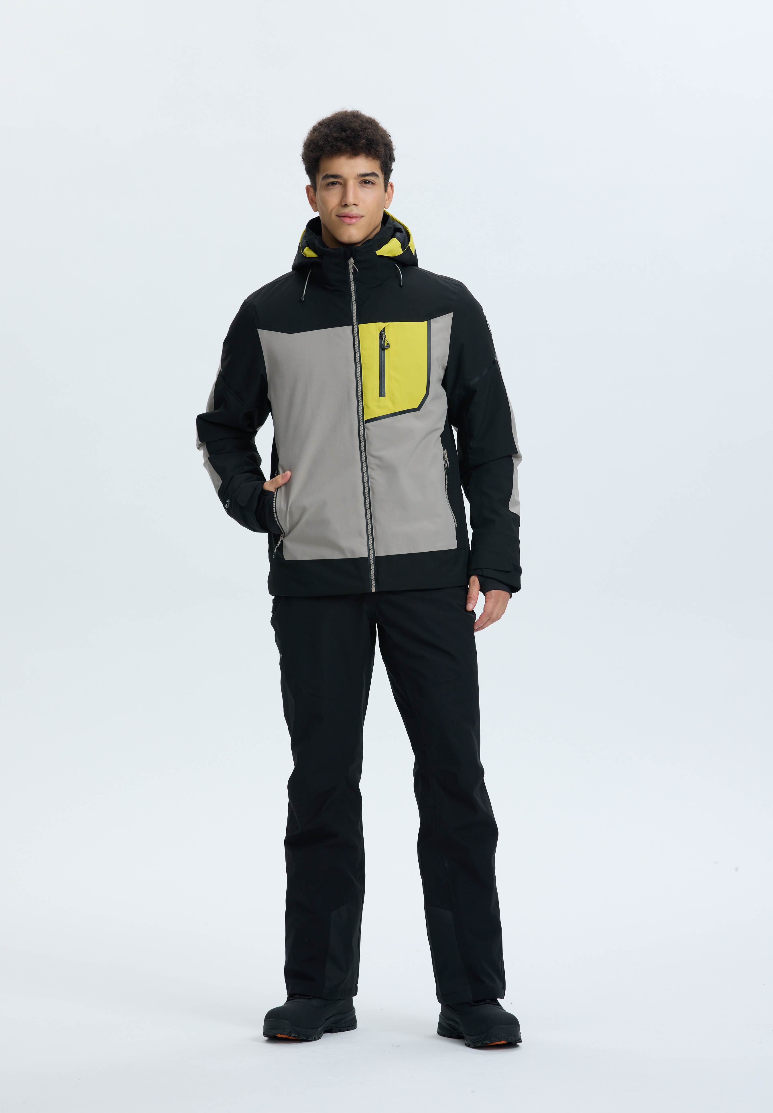 Icepeak Skijacke "ICEPEAK FRISCO" mit wasserdichtem Obermaterial, atmungsaktiv, winddicht
