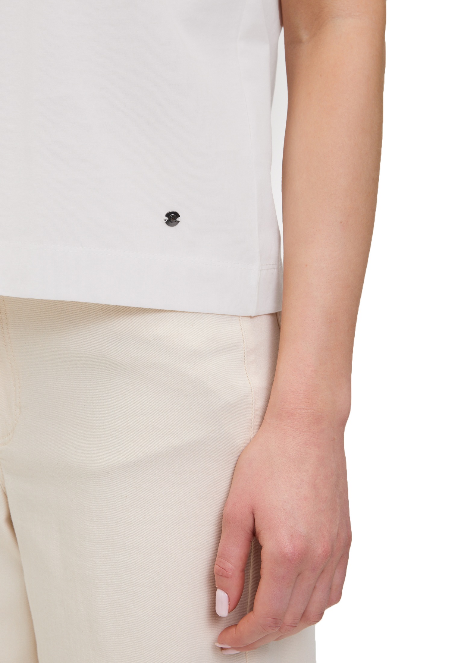 Betty&Co Kurzarmshirt »Betty & Co Casual-Shirt mit Stickerei«, (1 tlg.)