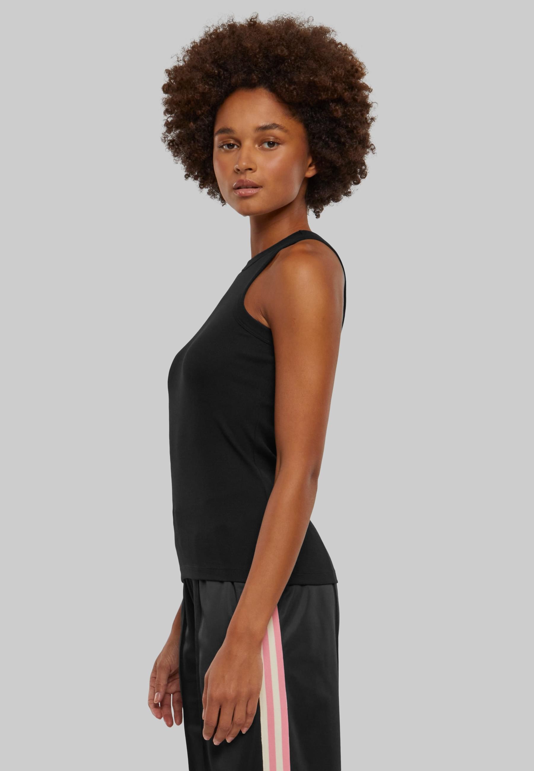 URBAN CLASSICS Muskelshirt »Urban Classics Damen Ladies Racer Back Rib Top«, (1 tlg.)
