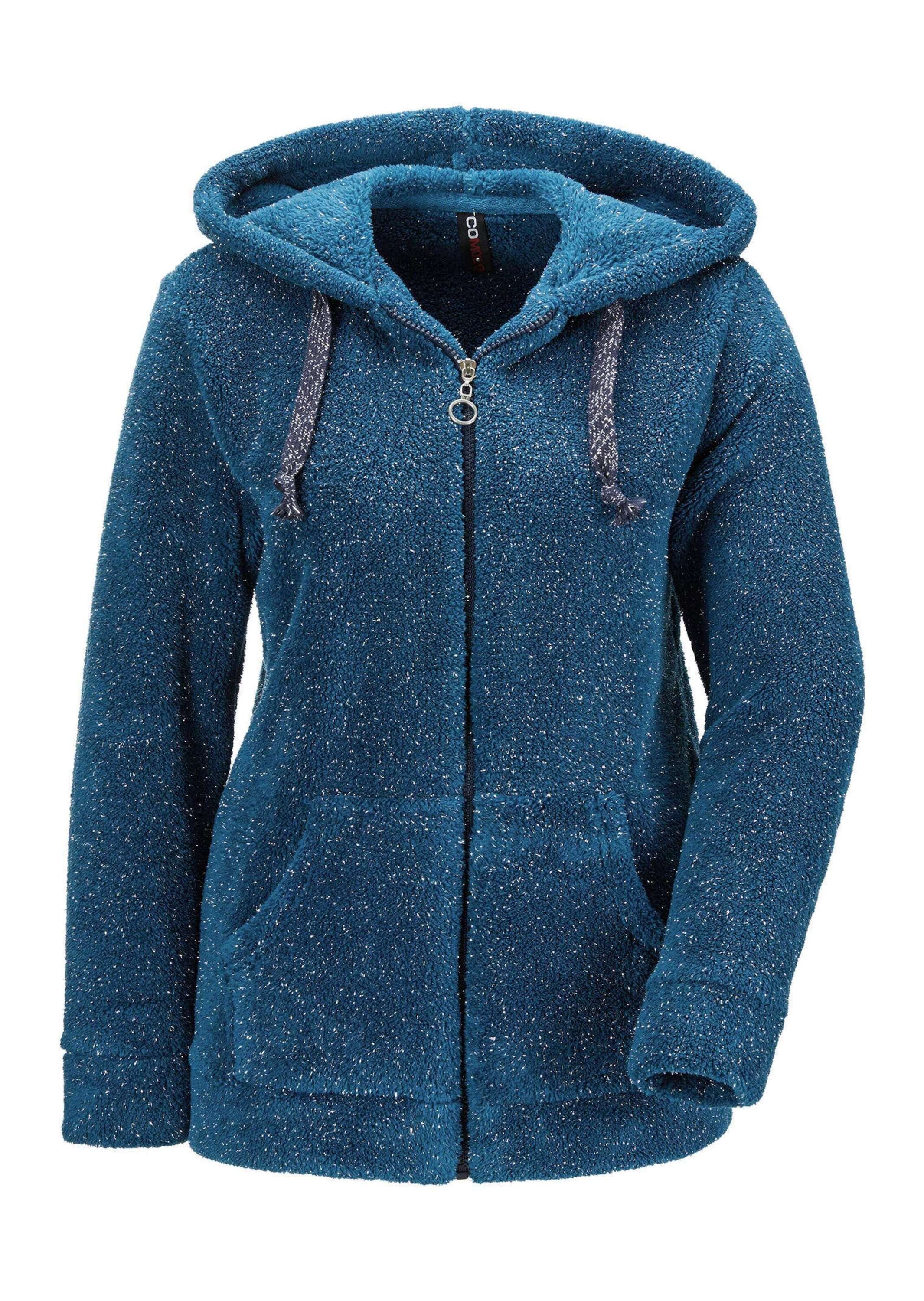 GOLDNER Strickjacke "Kurzgröße Kuschelige Flausch-Freizeitjacke" günstig online kaufen