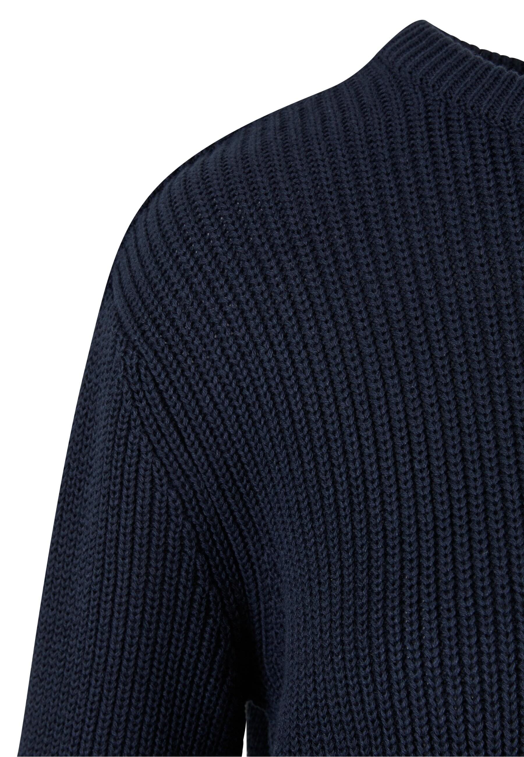 URBAN CLASSICS Rundhalspullover »Urban Classics Damen Ladies Rib Knit Sweater«, (1 tlg.)
