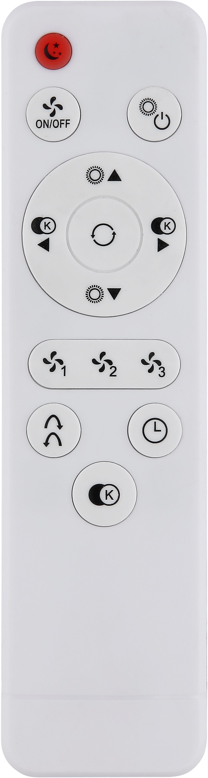 GLOBO LIGHTING Deckenleuchte »TREVINO« LED-Modul 1 Stk. warmweiß - kaltweiß Ventilator kühlen-heizen holzoptik rauchfarben CCT 2700-6000K elegant