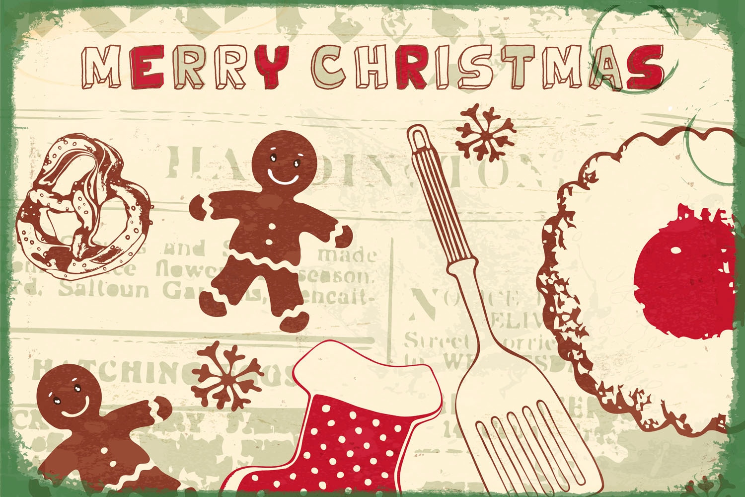 queence Metallbild »Merry Christmas«, Schriftzüge-Schriftzug-Weihnachten, (1 St.), Stahlschild, Blechschild, Sprüche, Texte, Weihnachten