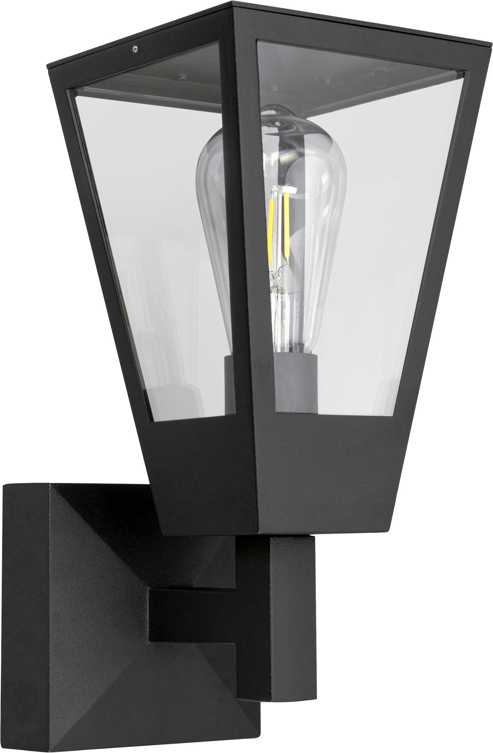 Brilliant Wandleuchte »Westcliff« E27 1 Stk. Außenwandleuchte 14 x 20 x 32 cm, E27, Aluminium Glas, anthrazit