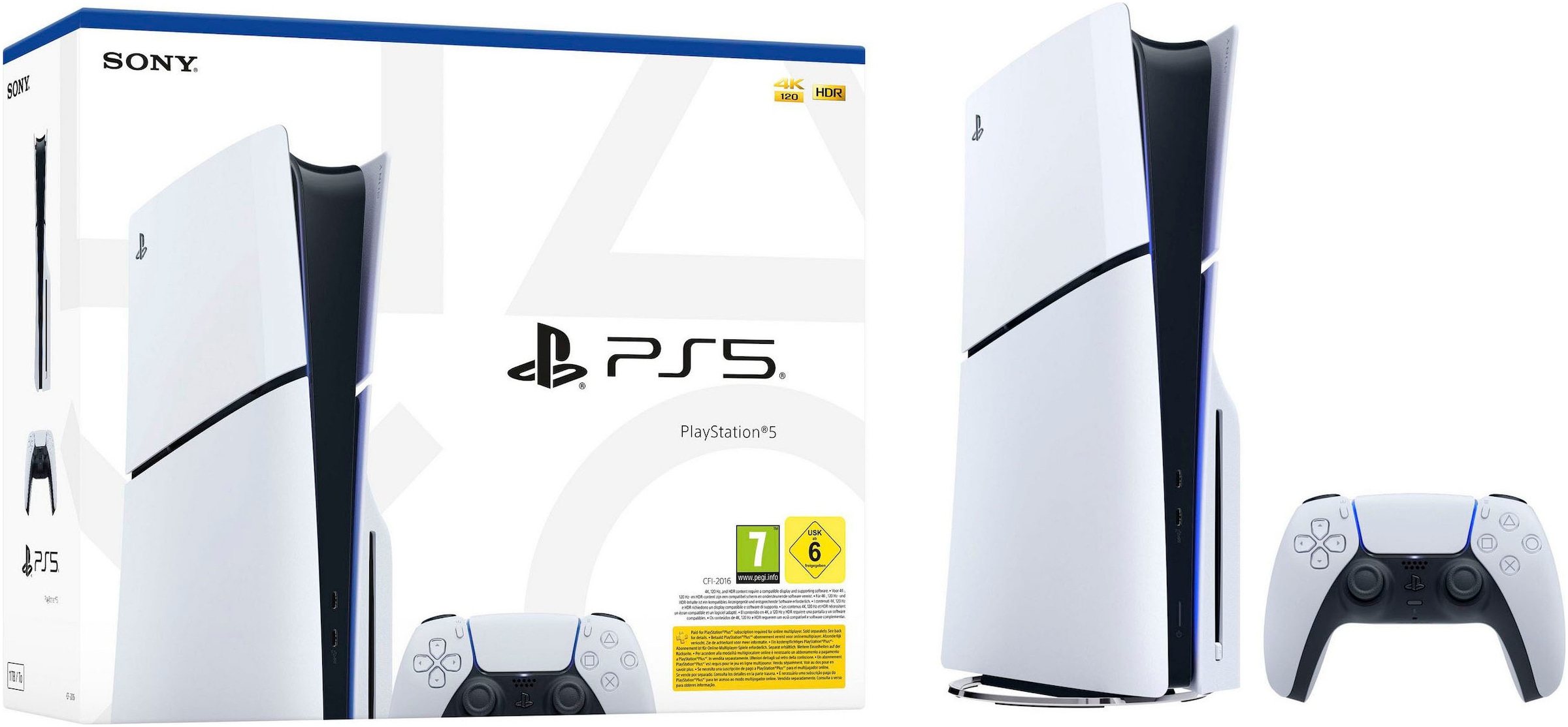 Samsung Konsolen-Set »Disk Edition (Slim) + Samsung 990 PRO Heatsink interne SSD 1TB«, PlayStation®5