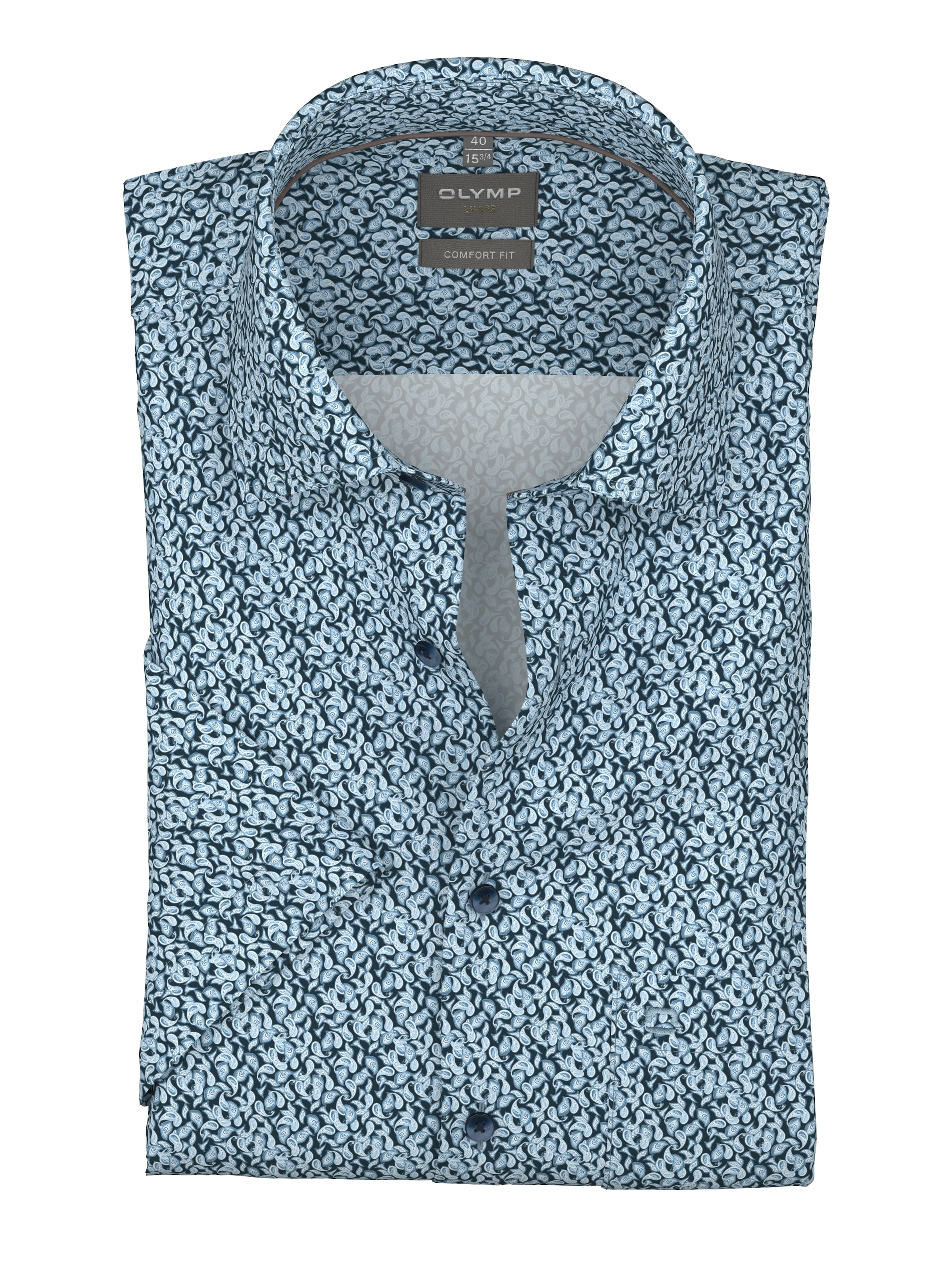 OLYMP Kurzarmhemd »Luxor« Businesshemd, comfort fit, New-Kentkragen