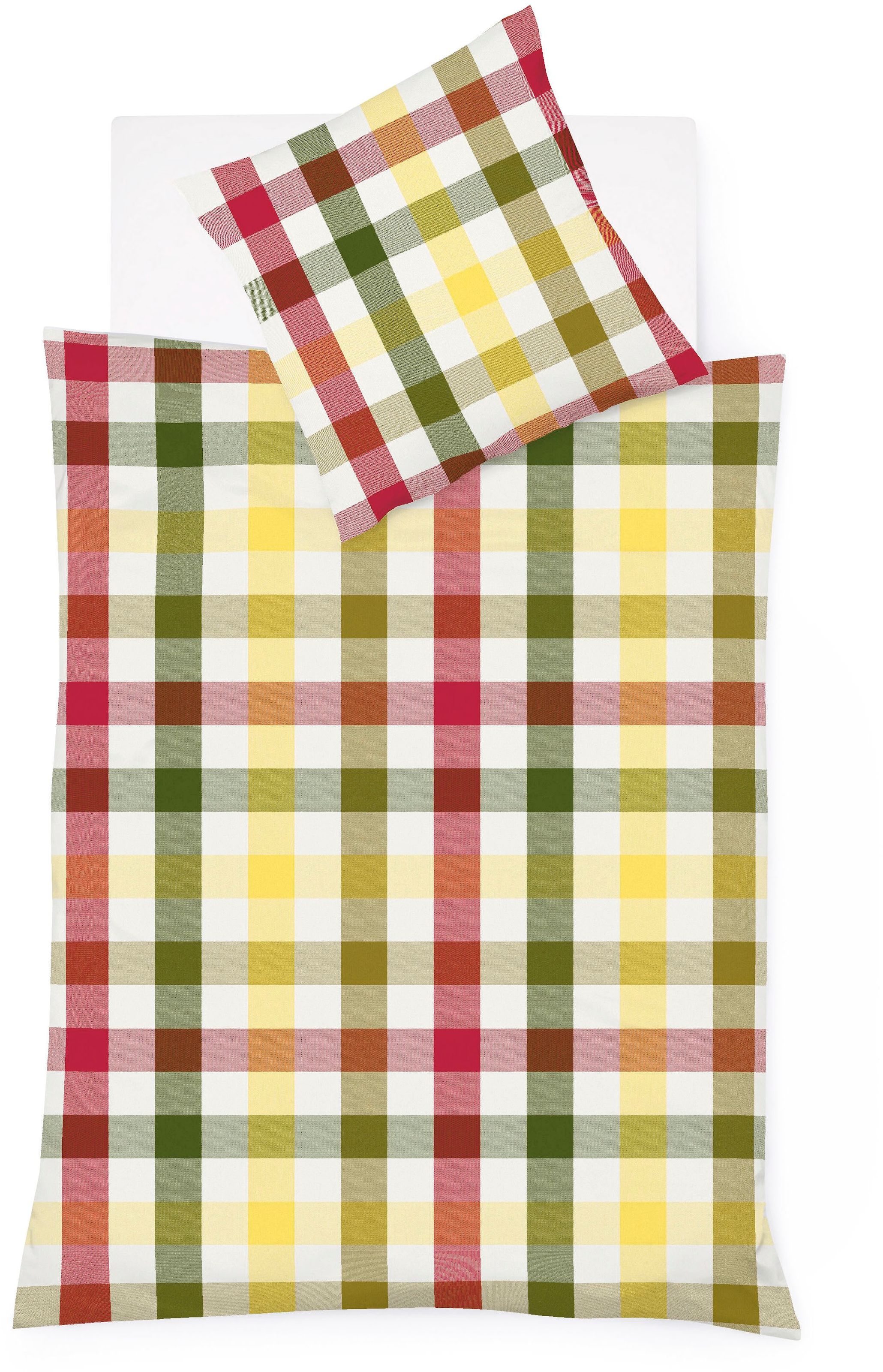 fleuresse Bettwäsche "Lech 3742" 3 Stk. Edelflanell, Baumwolle, in Gr. 135x200, 155x220, 200x200cm