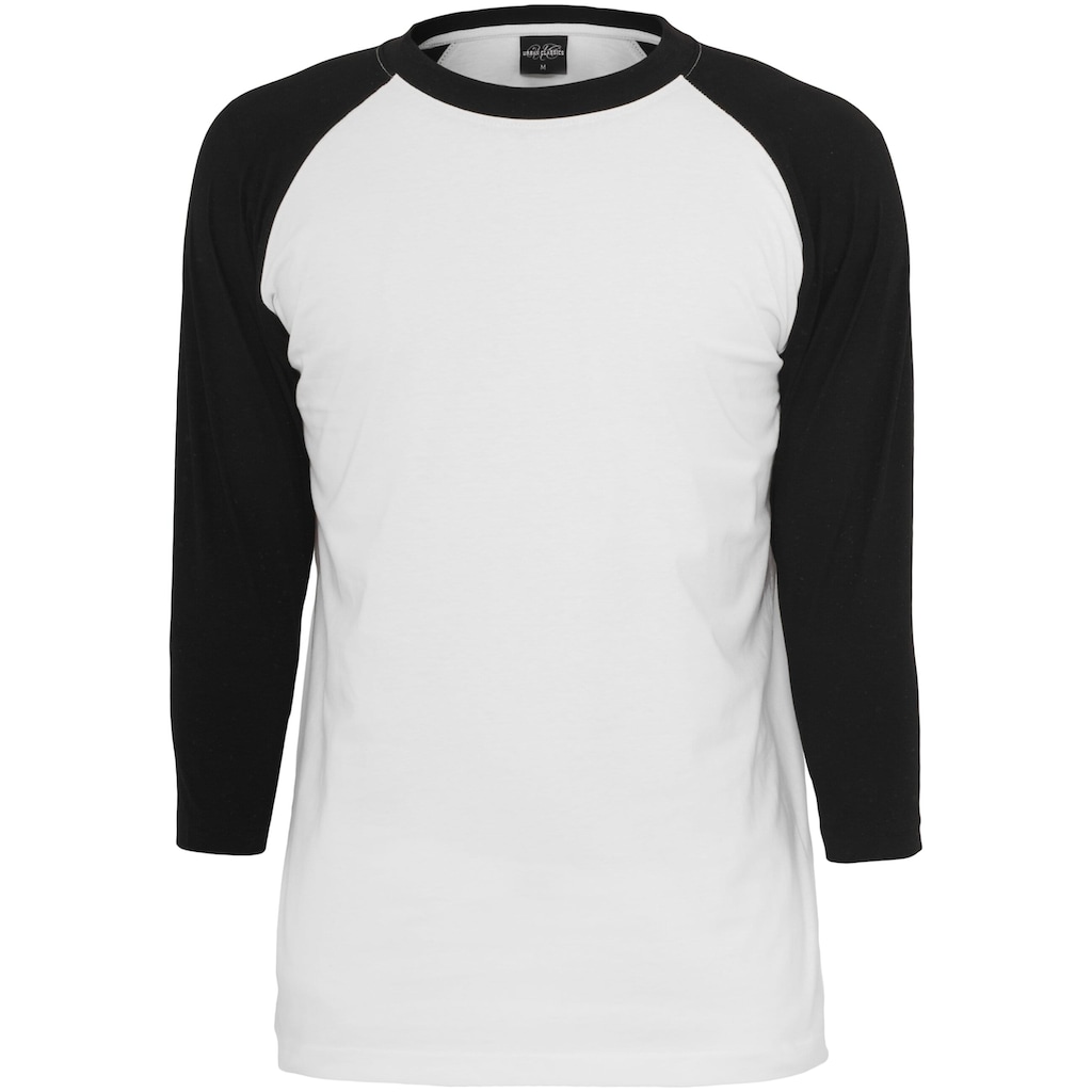 URBAN CLASSICS T-Shirt »Urban Classics Herren Contrast 3/4 Sleeve Raglan Tee«, (1 tlg.)