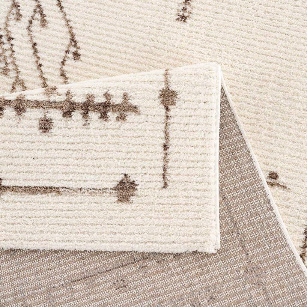 Carpet City Teppich »April 2308«, rechteckig, 10 mm Höhe, Läufer, weich durch Microfaser, Boho Ethno Look, Wohnzimmer