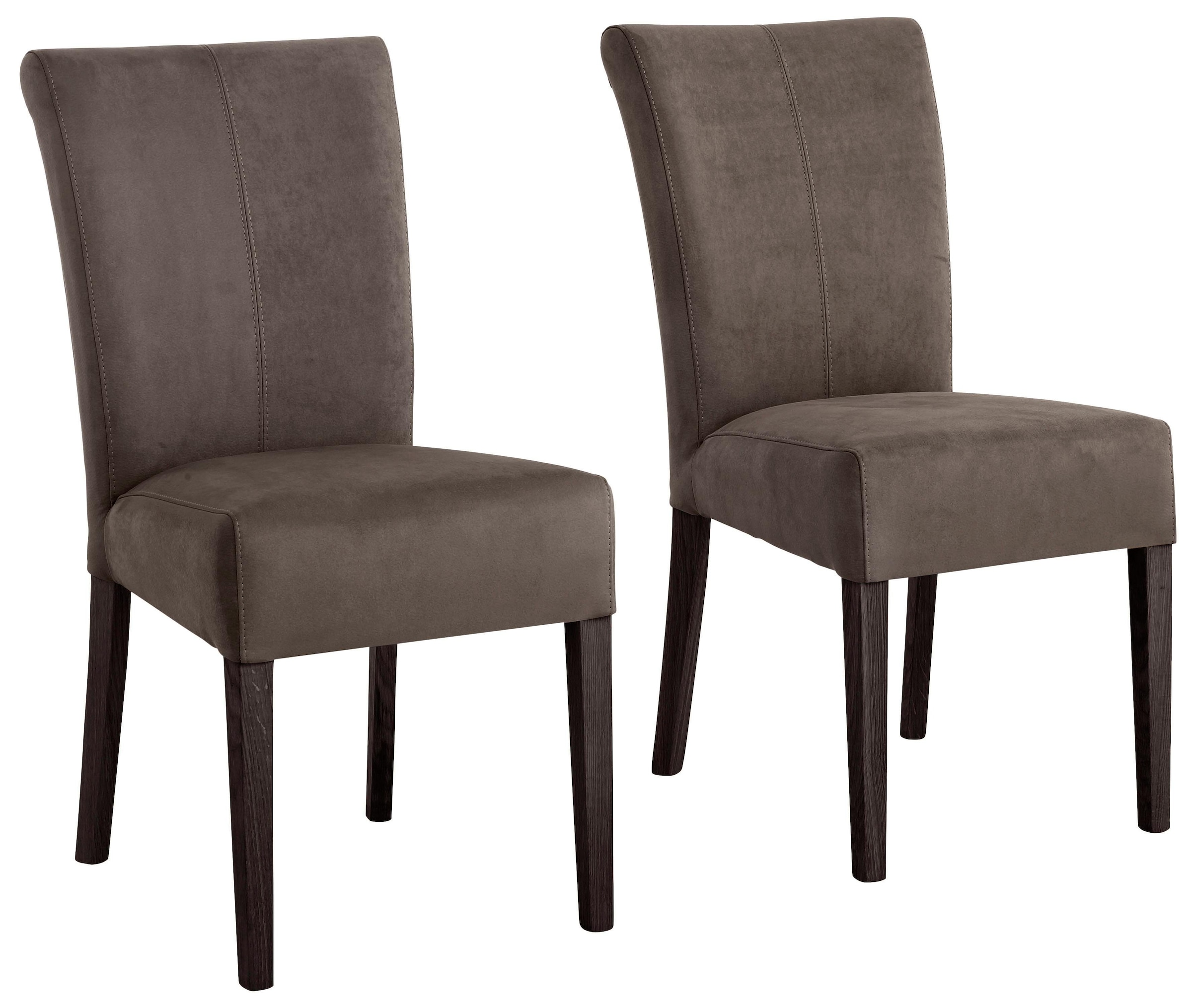 Home affaire Esszimmerstuhl "Queen" (Set) 2 Luxus-Microfaser Beine aus mass günstig online kaufen