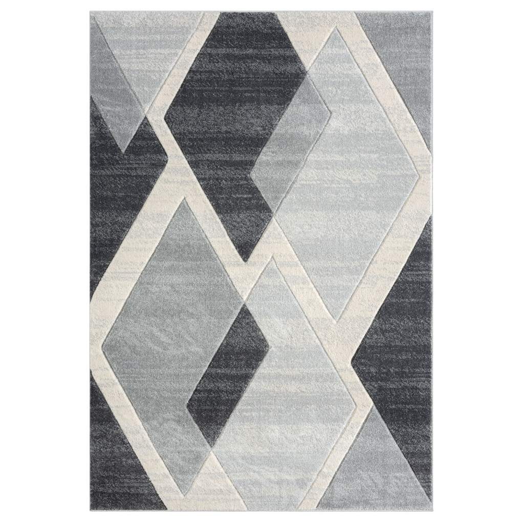 Thumbnail - Carpet City Teppich "BONITO 7167" rechteckig 11 mm Höhe Läufer, Flachflor, Hochtief-Muster/ 3D-Effekt, Geo-Muster, Wohnz...