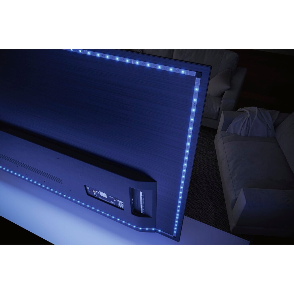 Paulmann LED-Streifen »MaxLED 250 TV Comfort Basisset 75 Zoll 5,1m Dynamic RGB 25,5W 230lm/m«, 1 St.-flammig, Basisset, 25,5W 230lm/m
