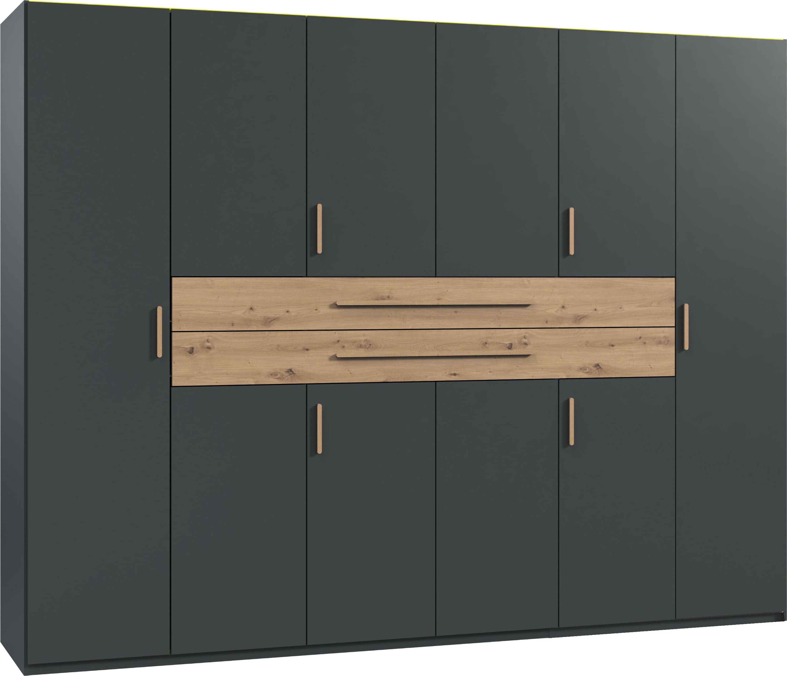 Wimex Drehtürenschrank "Digit, erhältlich in den Breiten 180cm, 225cm oder 270cm" Schlafzimmer Schrank Bestseller in moderner Optik, Kleiderschrank inkl. zwei Schubkästen in zentraler Höhe