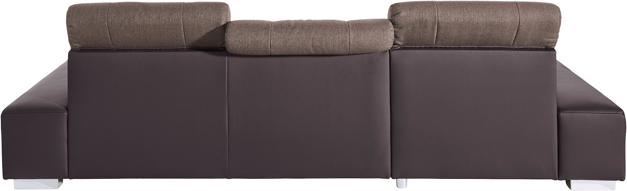 sit&more Ecksofa »Palomino L-Form«, wahlweise XL oder XXL und mit Bettfunktion