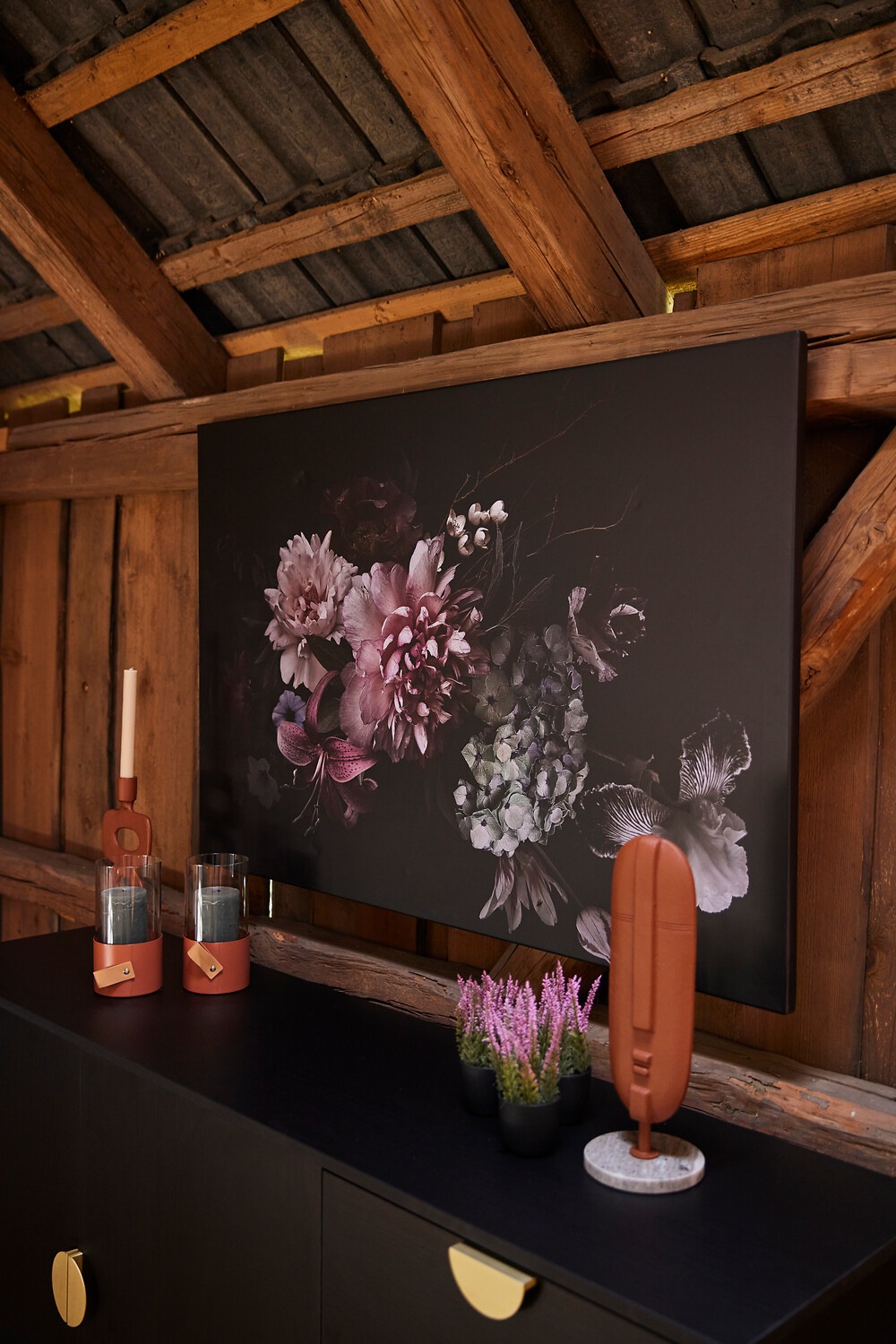 Bönninghoff Leinwandbild »Wandbild BLUMEN 78x118 cm – Leinwandbild Keilrahmen Deko modern« Blumen | Blumenbilder | Orchidee 1 Stk. tlg. auf Keilrahmen gespannt
