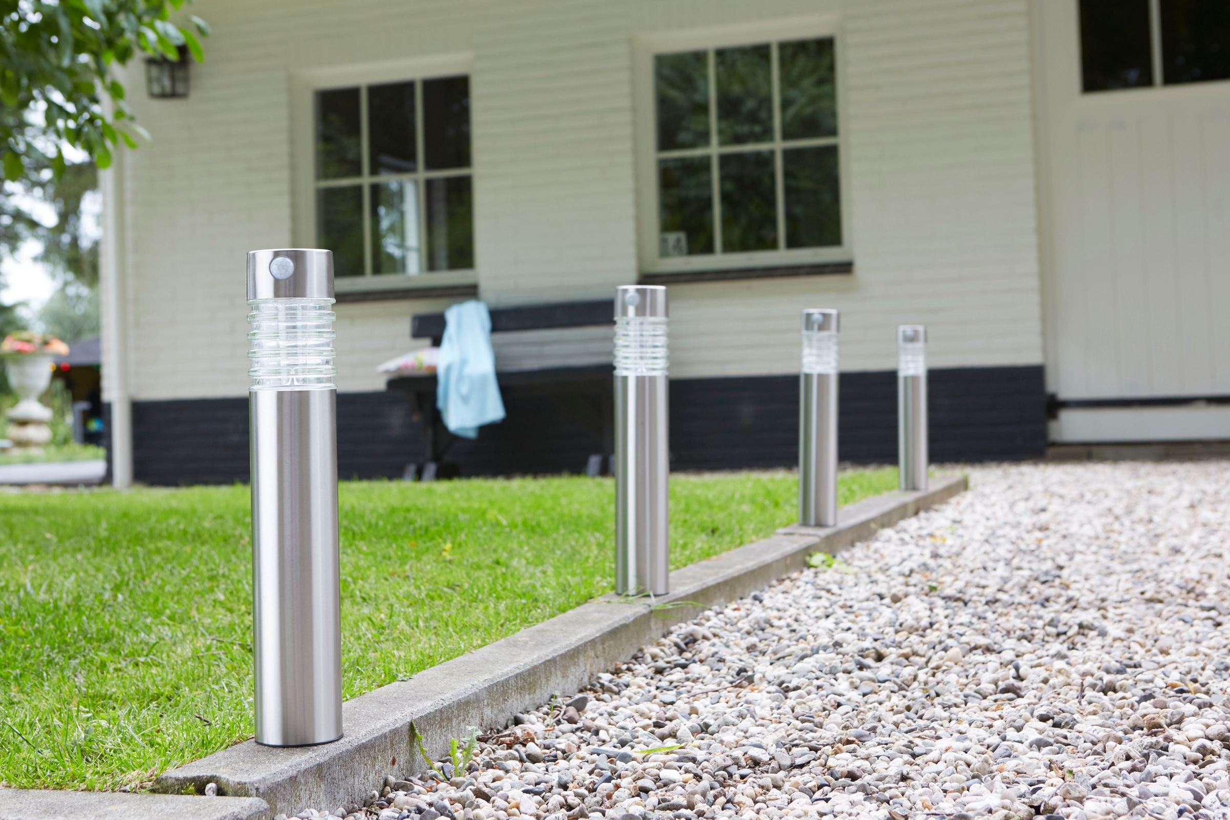 LUXFORM Gartenleuchte "Solar-Intelligente Hybrid-Gartenlampe - Arizona" LED günstig online kaufen