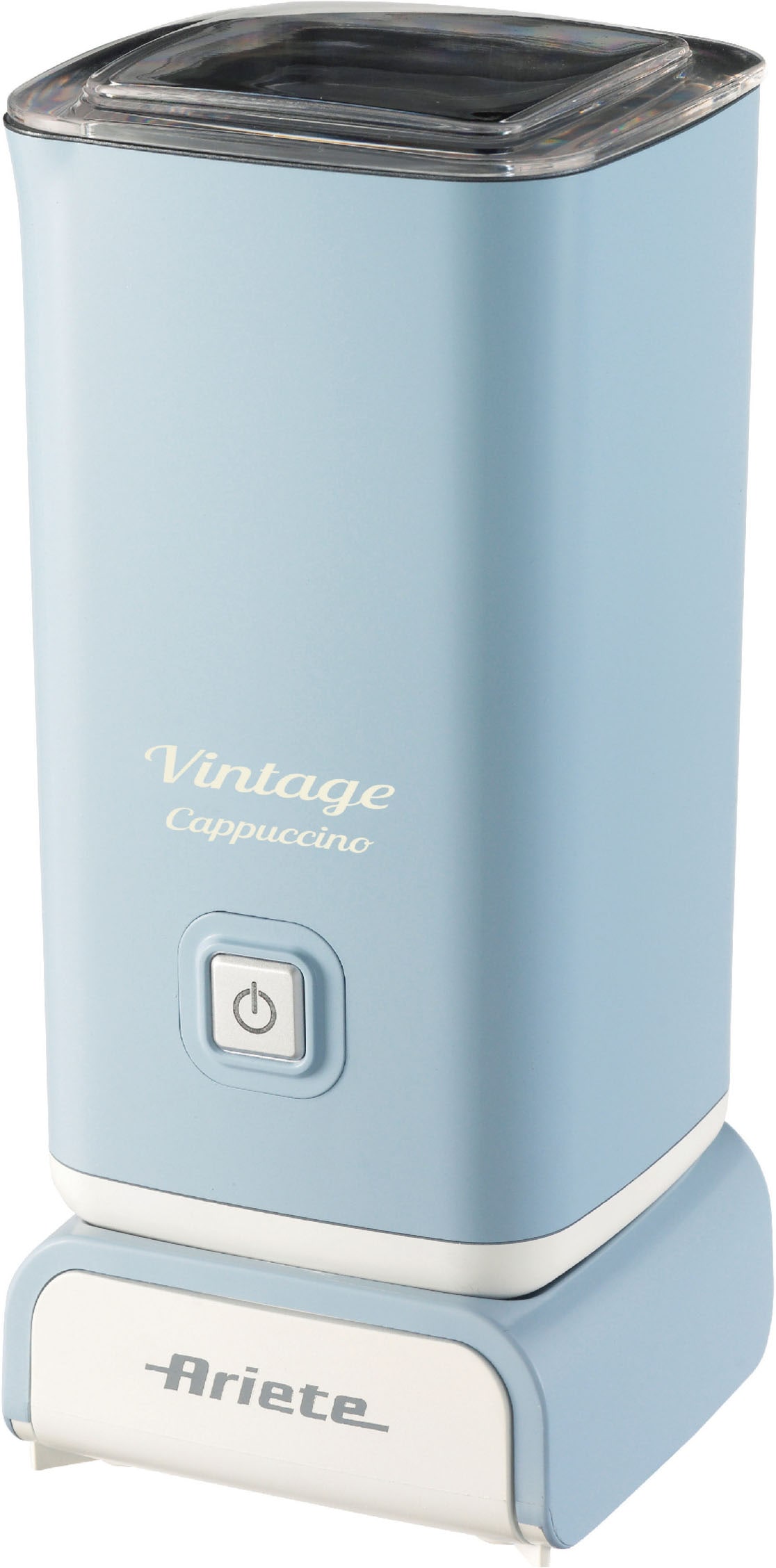 Ariete Milchaufschäumer "Vintage 2878" 500 W mechanisches System - Heizplatte Antihaftbeschichtung, leicht zu reinigen und kein Anbrennen der Milch