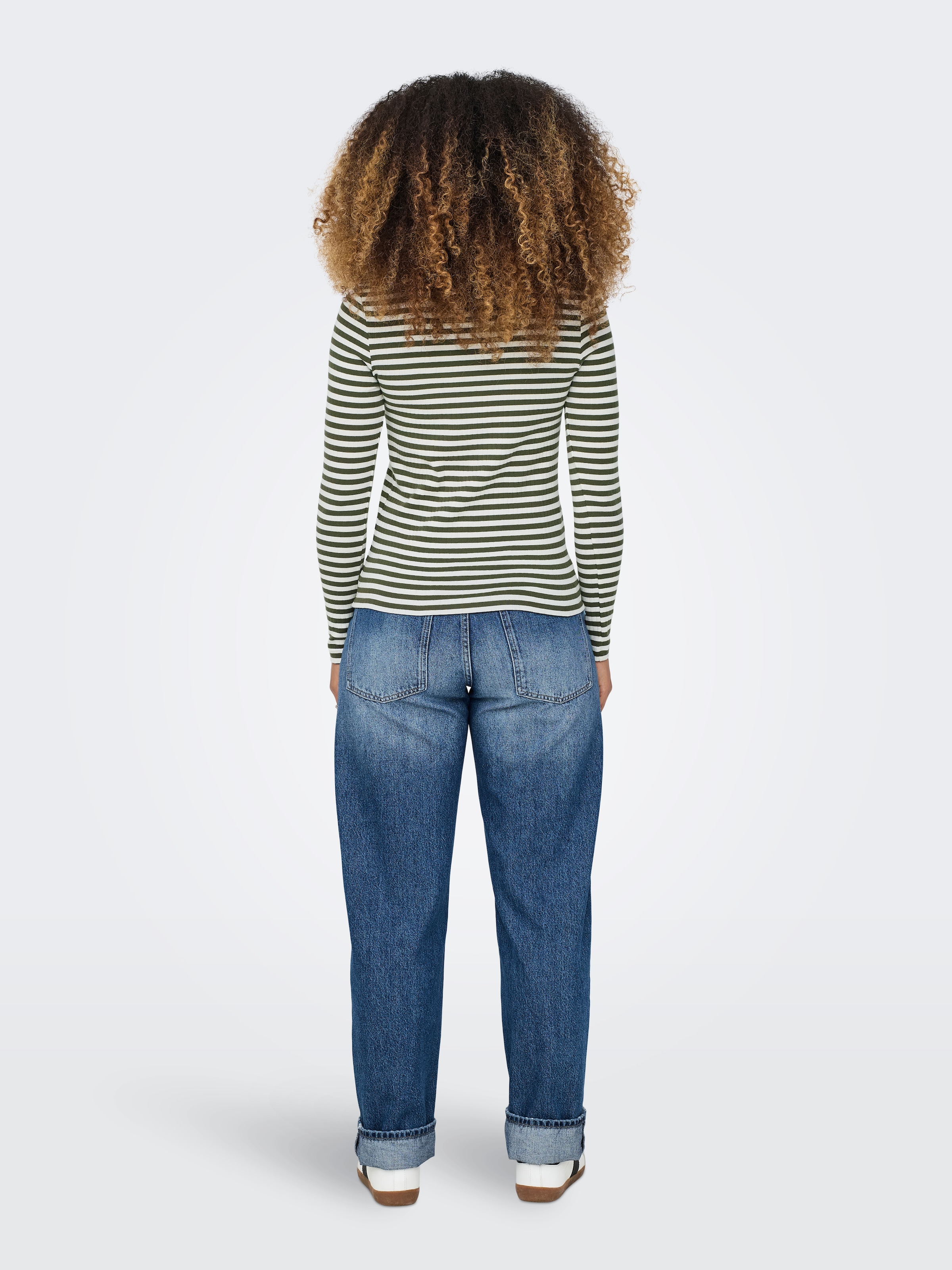 ONLY Langarmshirt »ONLAIDA L/S STRIPED TOP JRS«