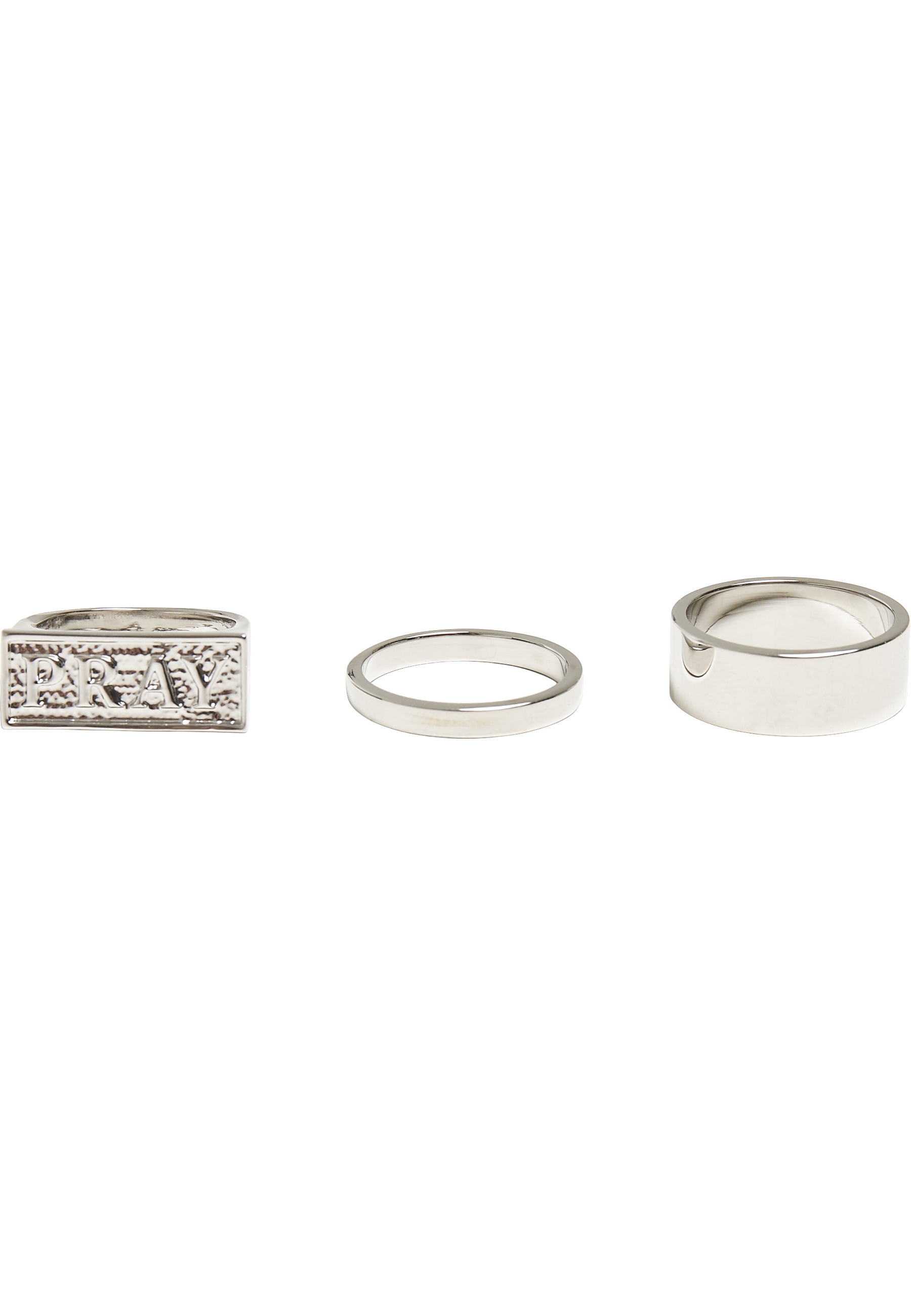 MisterTee Ring-Set »MisterTee Unisex Pray Ring Set«