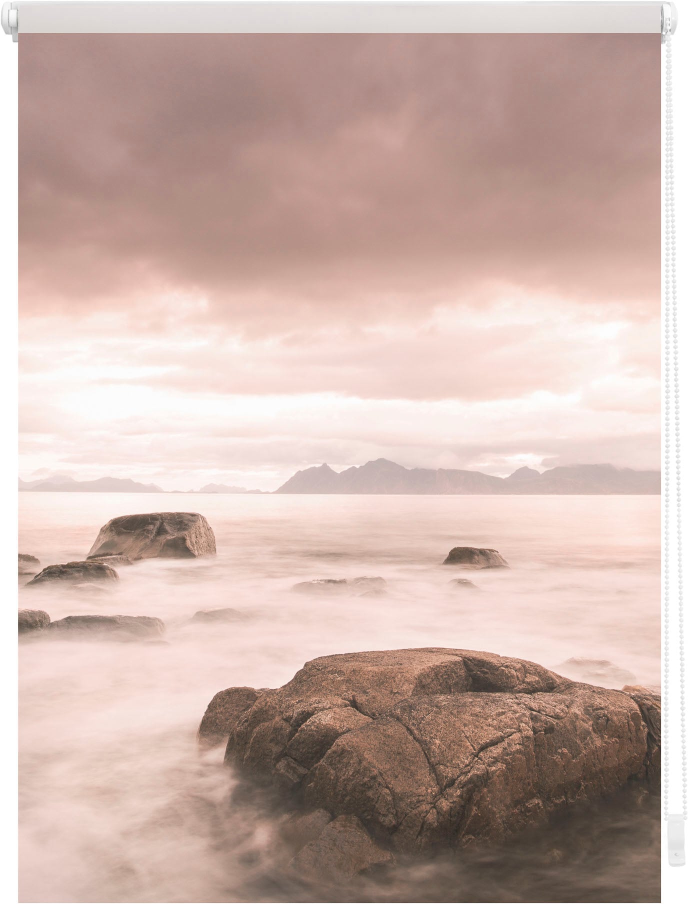 LICHTBLICK ORIGINAL Seitenzugrollo "Klemmfix Motiv Stone" Lichtschutz ohne günstig online kaufen