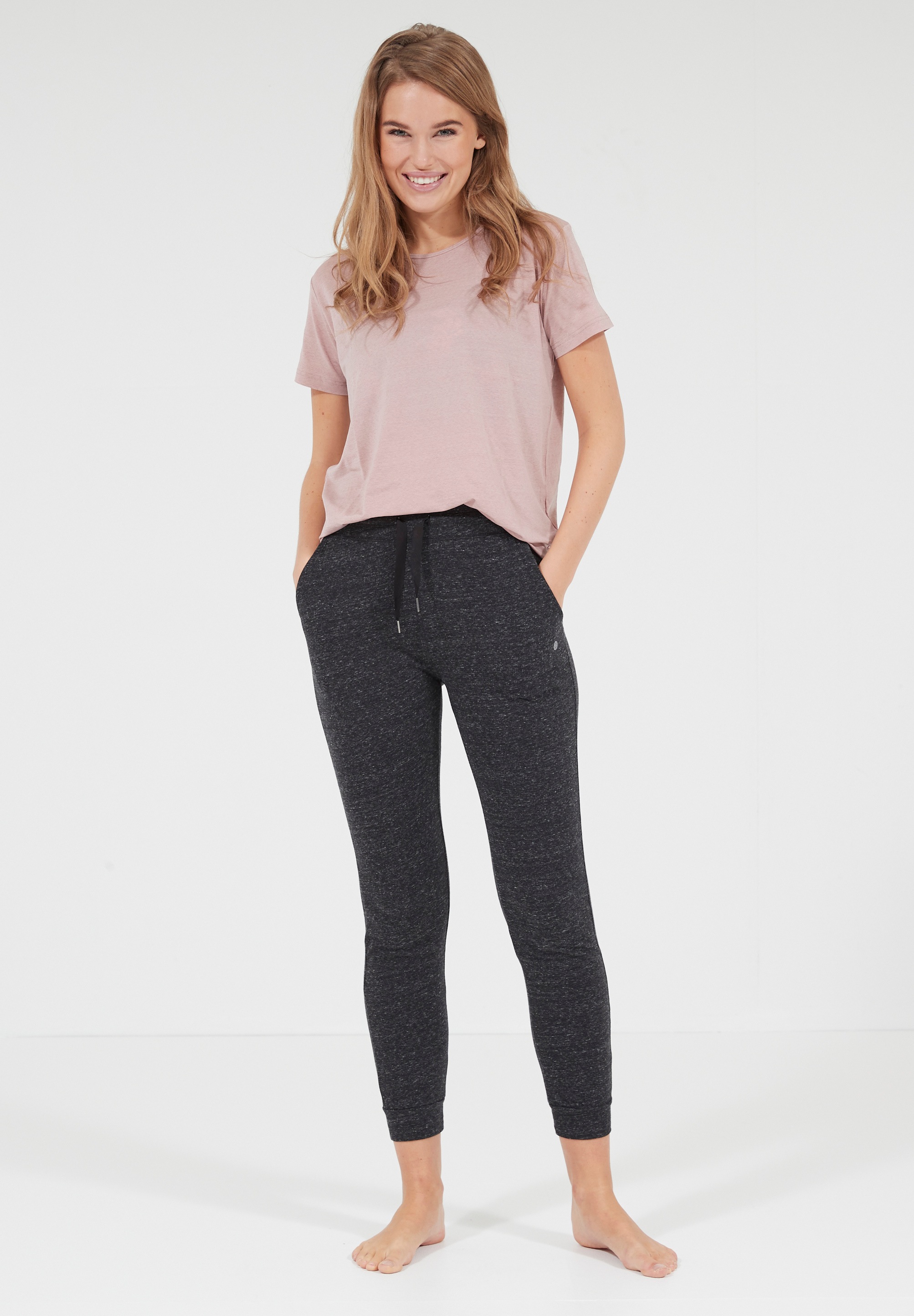 ATHLECIA Sweathose »Bloto W Melange Sweat Pants«, mit extra hohem Baumwoll-Anteil